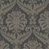 Traditional Damask wallpaper in anthracite grey color - pattern number 35929 - by Galerie in the Ornamenta collection