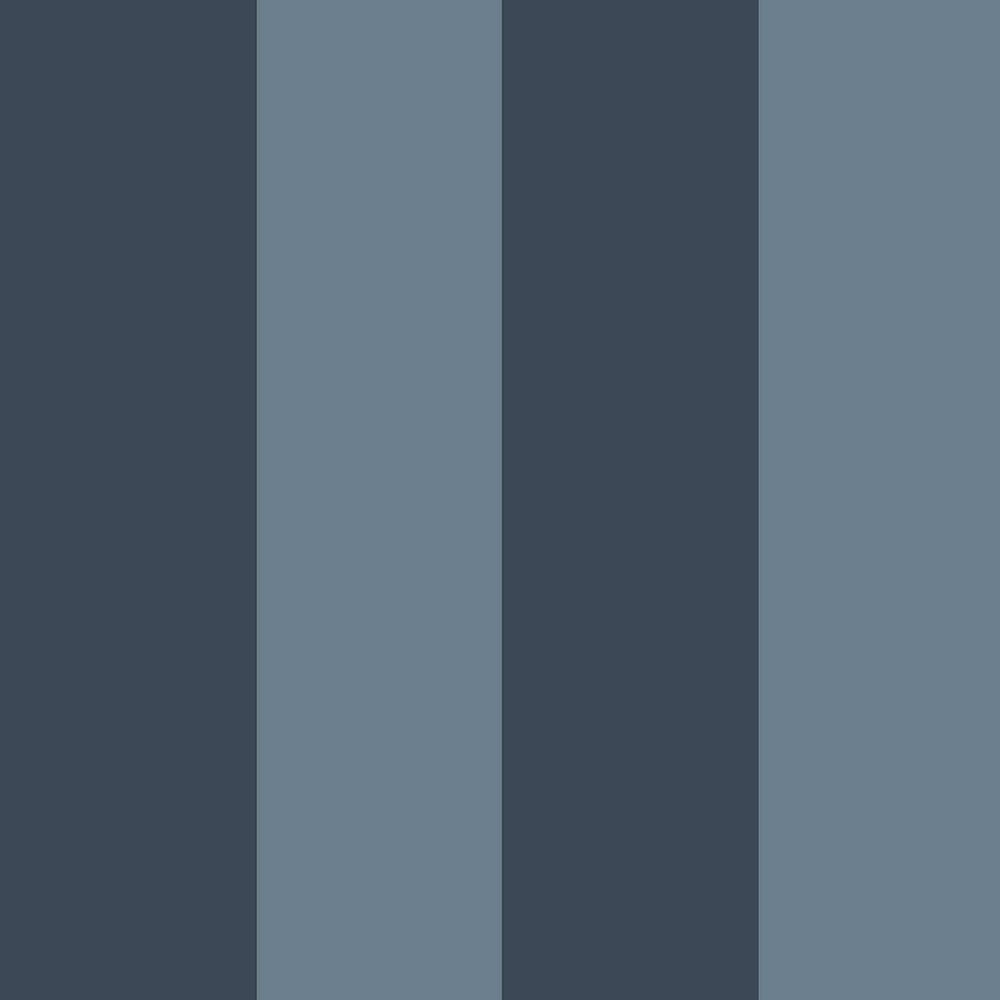 Wide Stripe wallpaper in blue color - pattern number 35966 - by Galerie in the Ornamenta collection