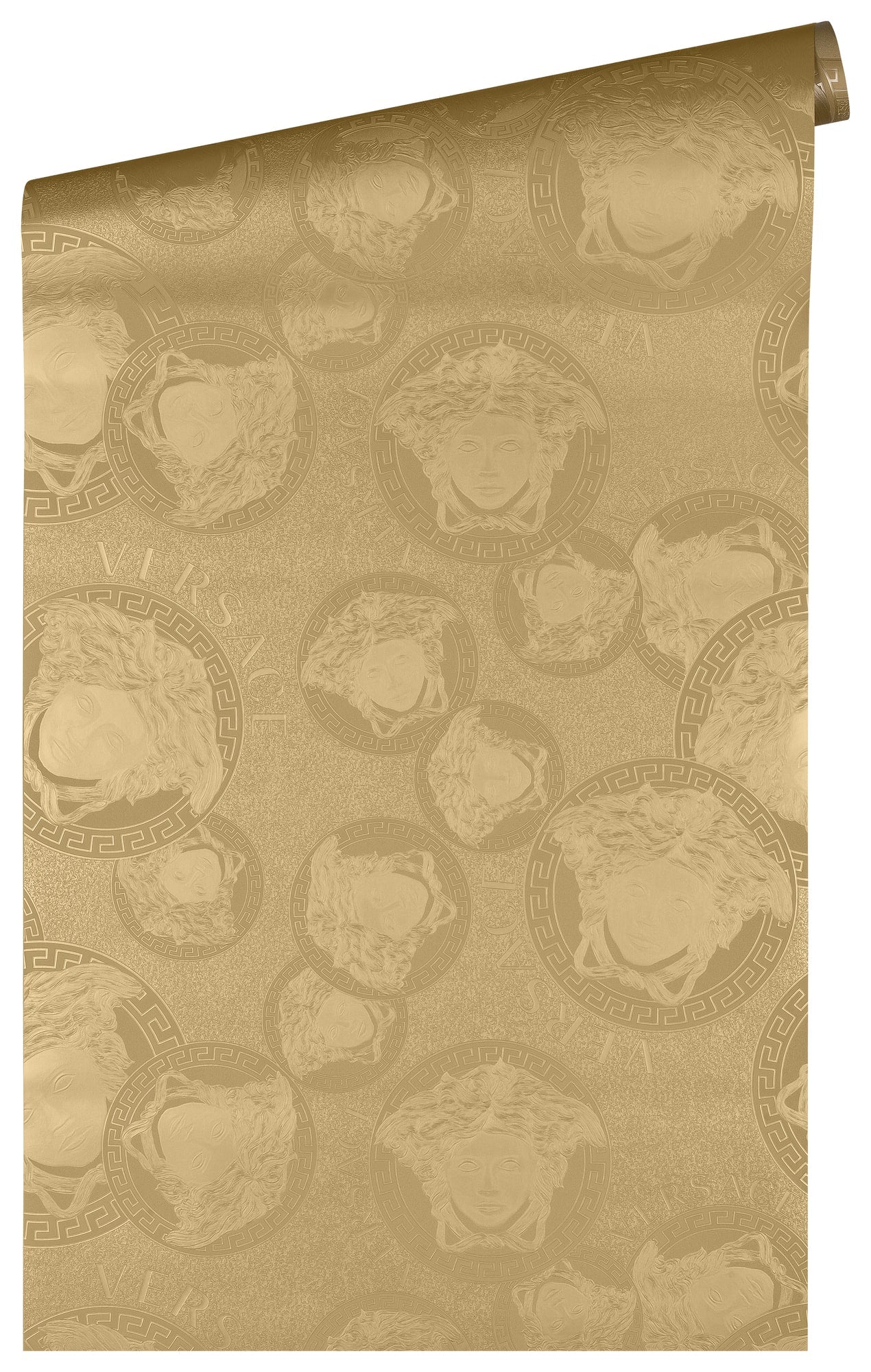 Gilded Age wallpaper in sunlit color - pattern number 384611X - by Seabrook in the Versace Volume 5 collection