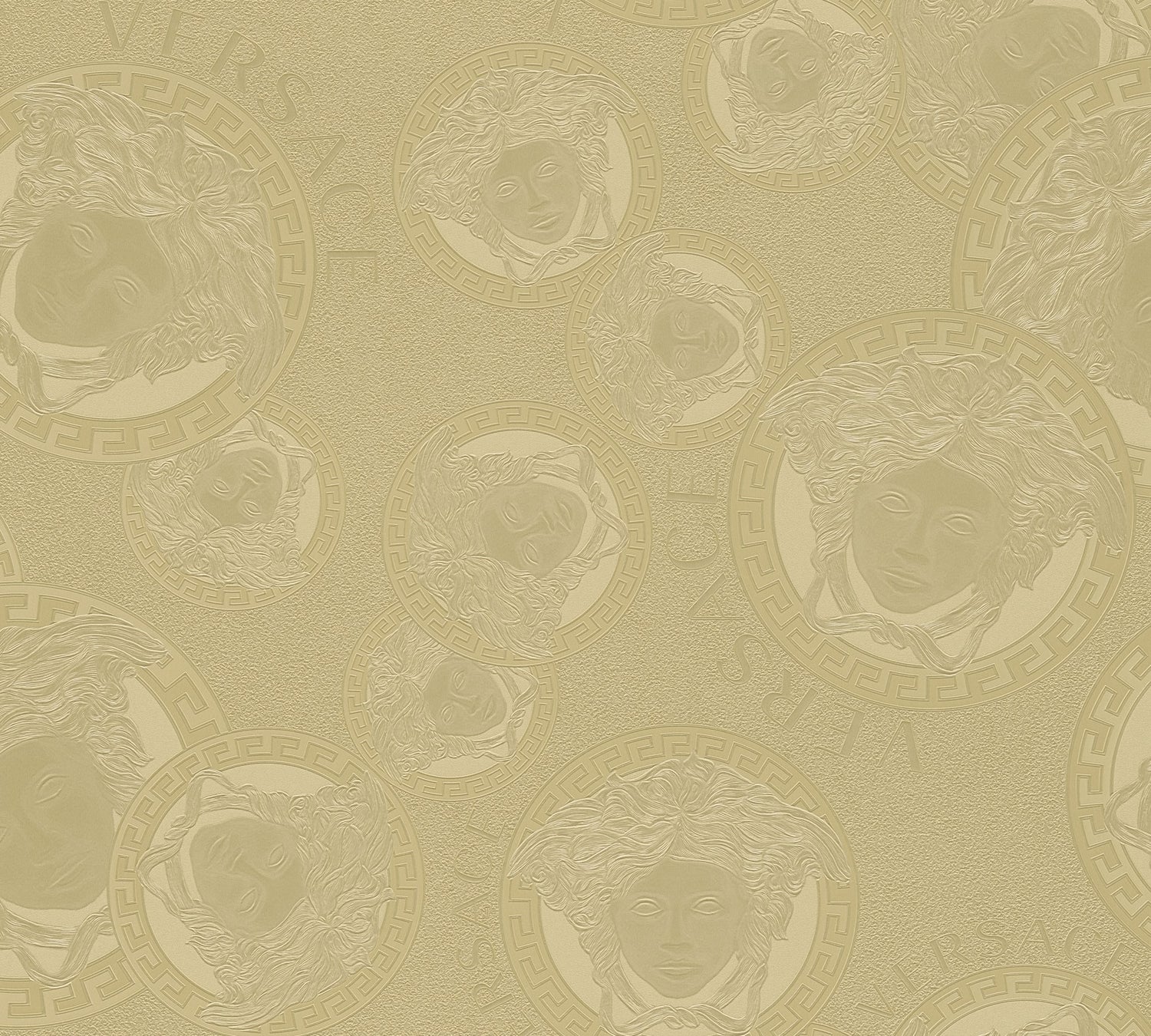Gilded Age wallpaper in sunlit color - pattern number 384611X - by Seabrook in the Versace Volume 5 collection