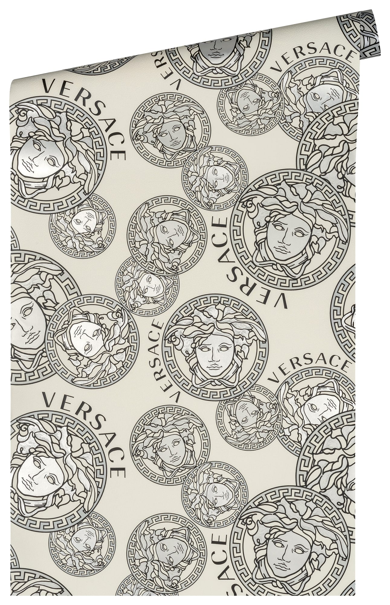 Dynasty wallpaper in snowbound color - pattern number 386102X - by Seabrook in the Versace Volume 5 collection