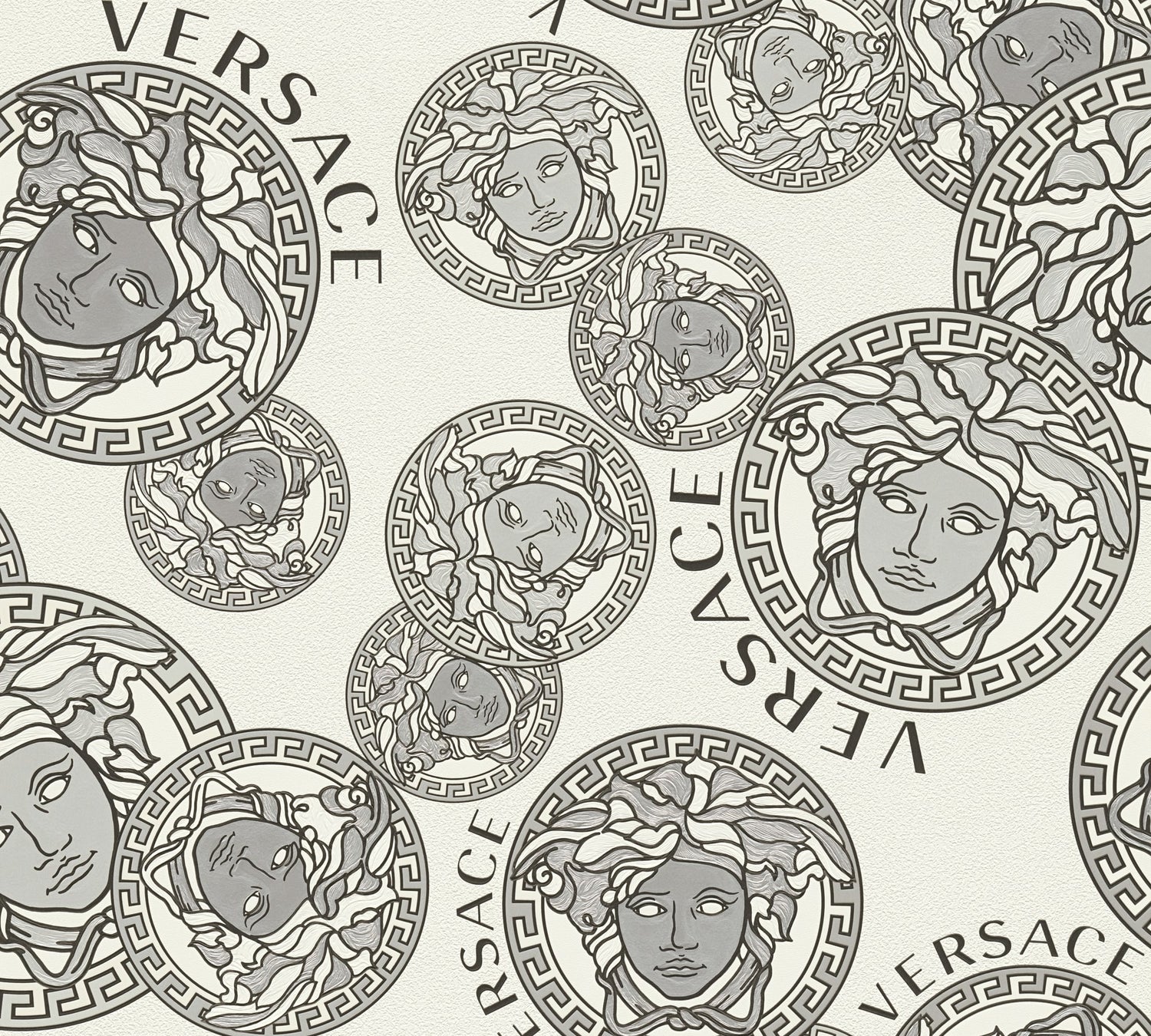 Dynasty wallpaper in snowbound color - pattern number 386102X - by Seabrook in the Versace Volume 5 collection