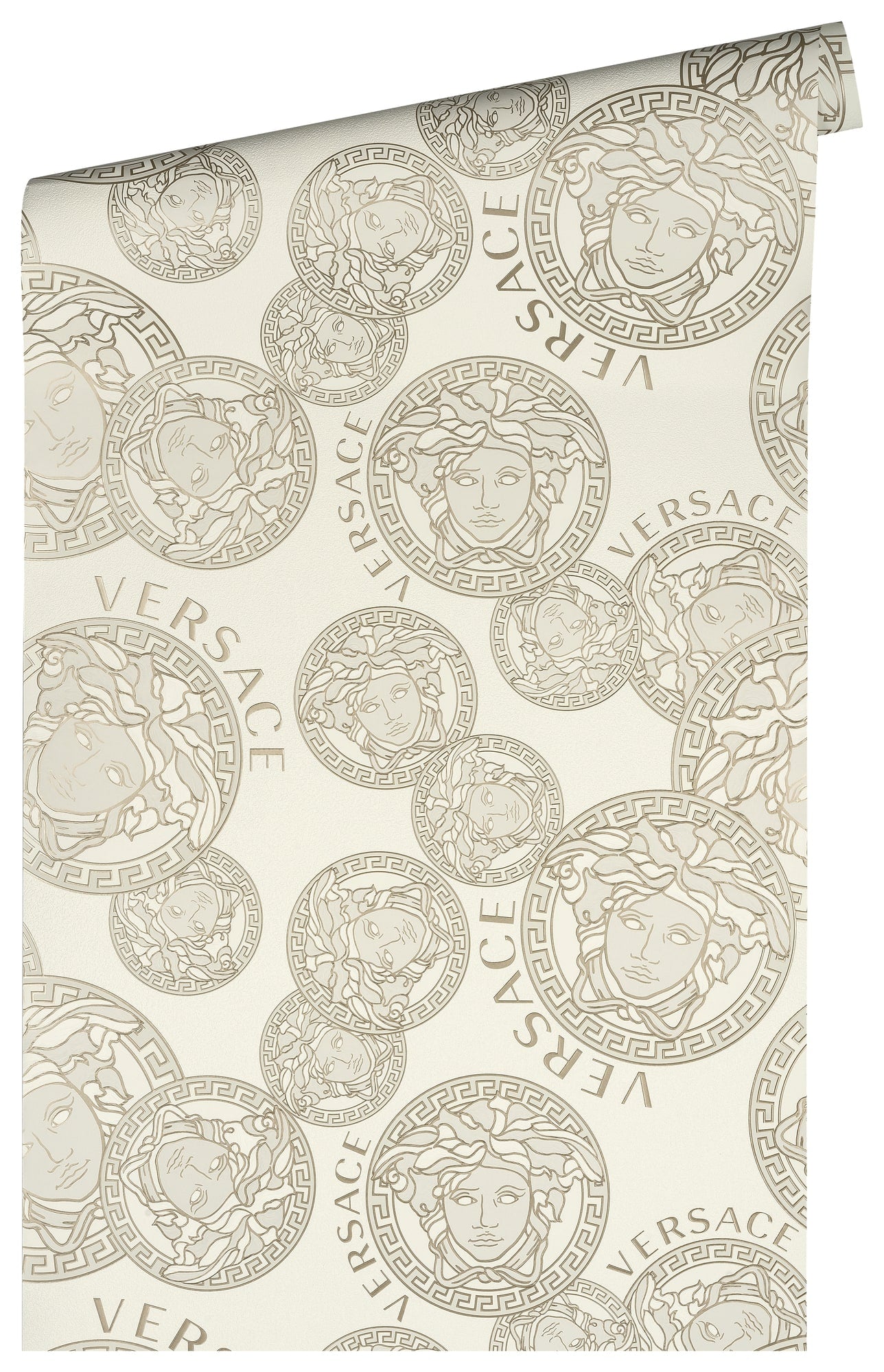 Dynasty wallpaper in cappuccino color - pattern number 386103X - by Seabrook in the Versace Volume 5 collection