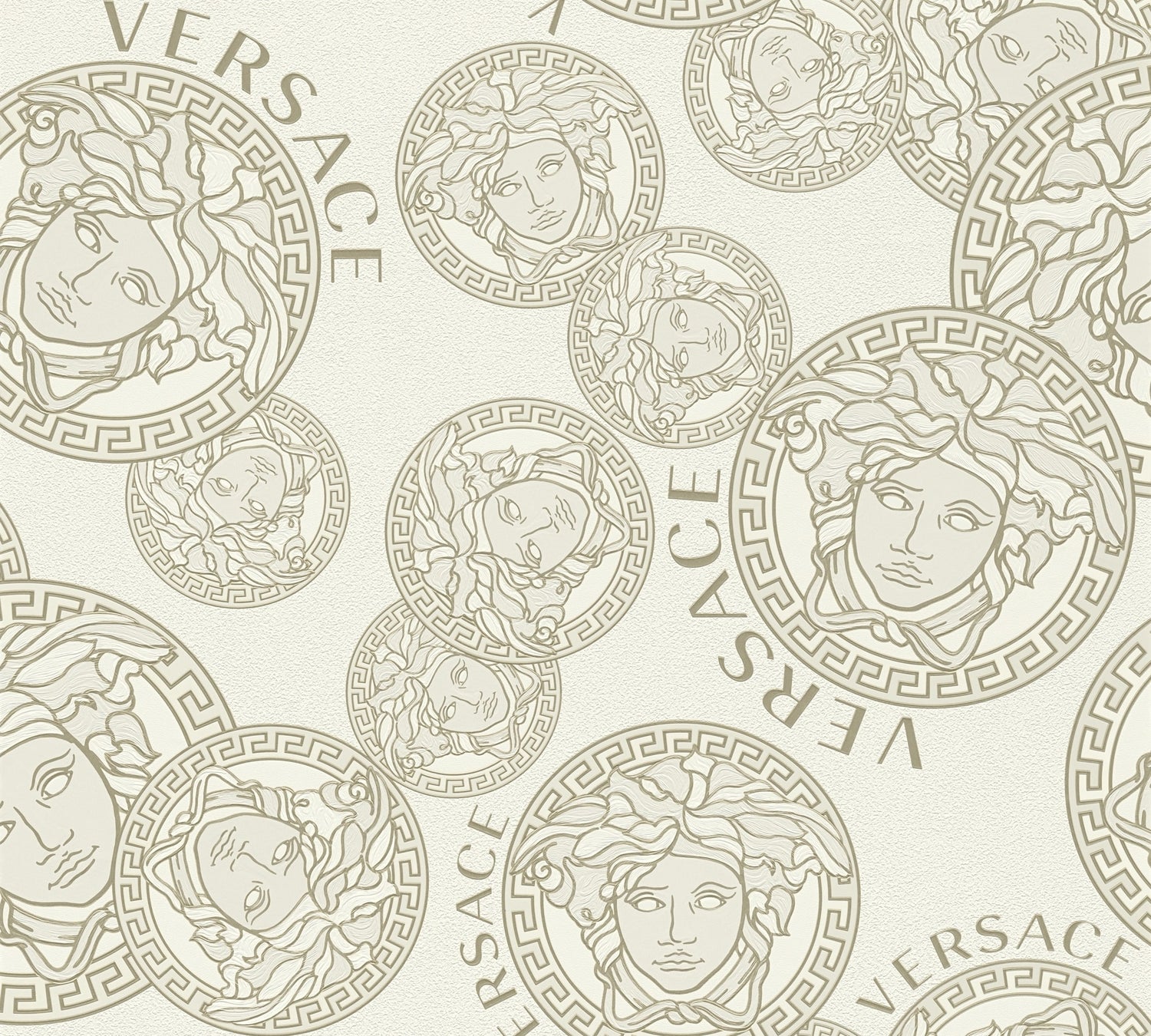 Dynasty wallpaper in cappuccino color - pattern number 386103X - by Seabrook in the Versace Volume 5 collection