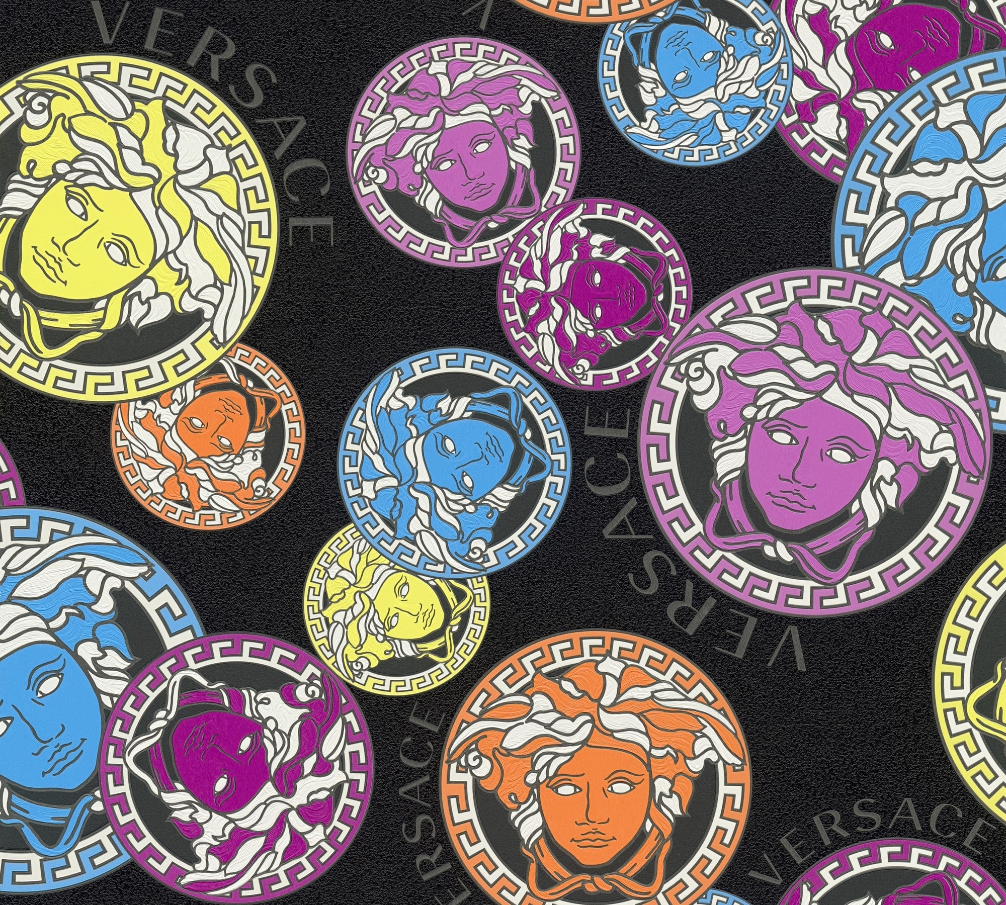 Dynasty wallpaper in galaxy color - pattern number 386104X - by Seabrook in the Versace Volume 5 collection