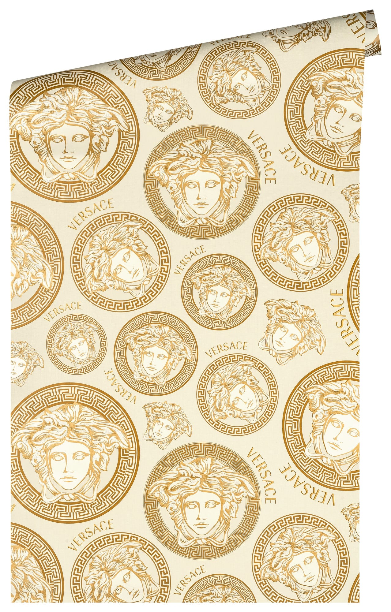 Monarch wallpaper in foiled ceiling color - pattern number 386115X - by Seabrook in the Versace Volume 5 collection