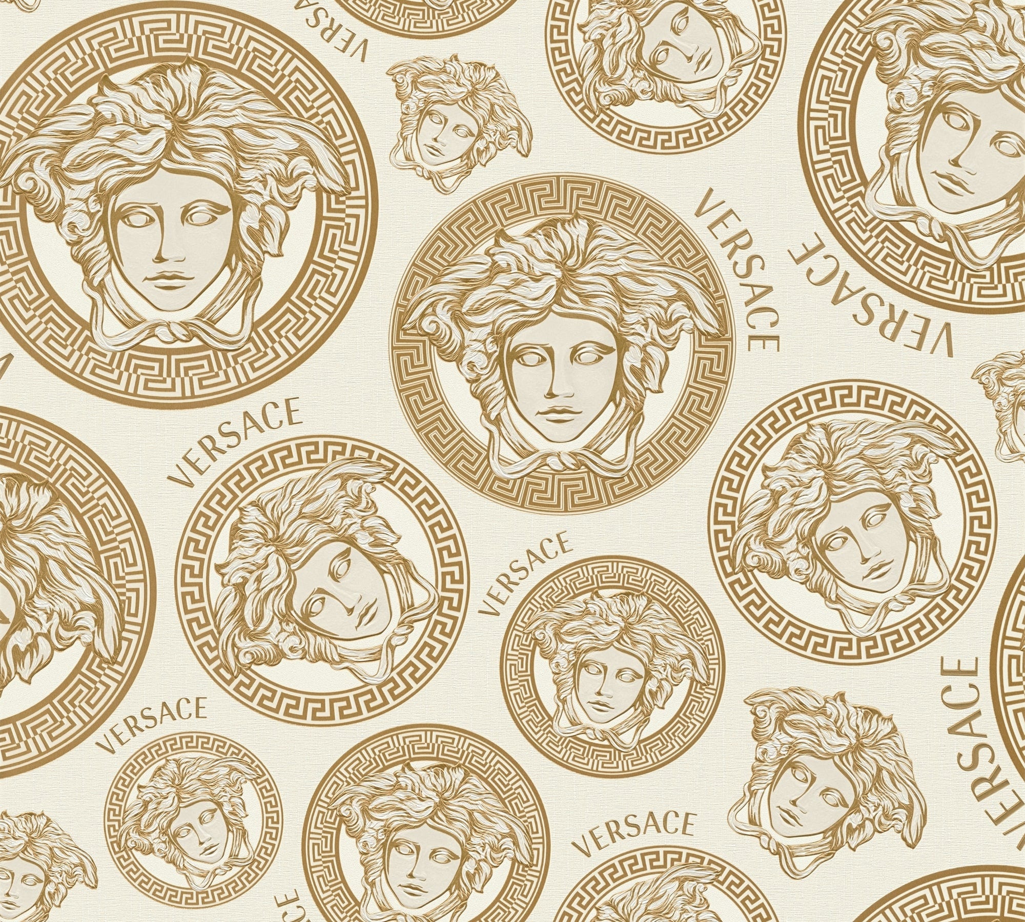 Monarch wallpaper in foiled ceiling color - pattern number 386115X - by Seabrook in the Versace Volume 5 collection