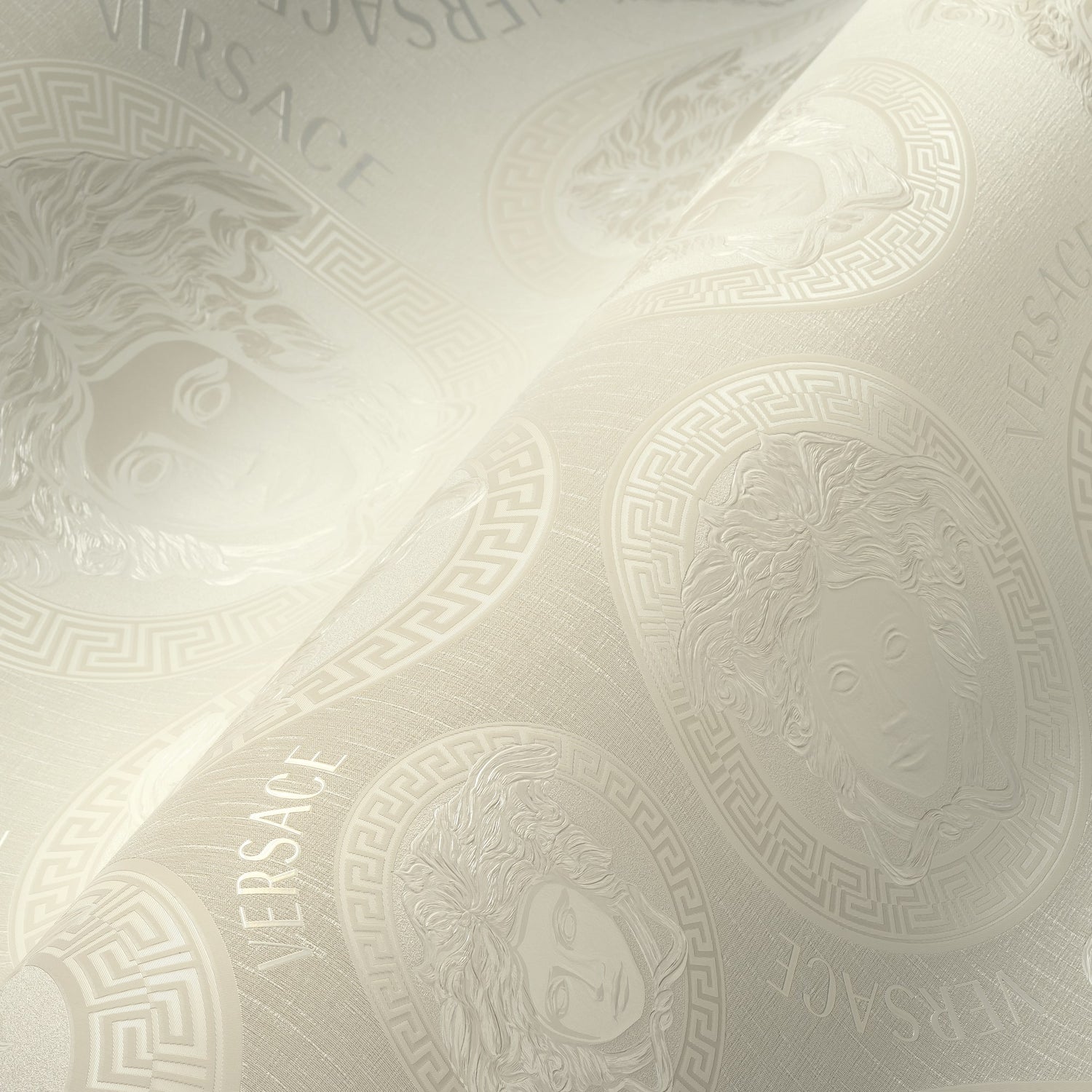 Monarch wallpaper in papyrus color - pattern number 386116X - by Seabrook in the Versace Volume 5 collection