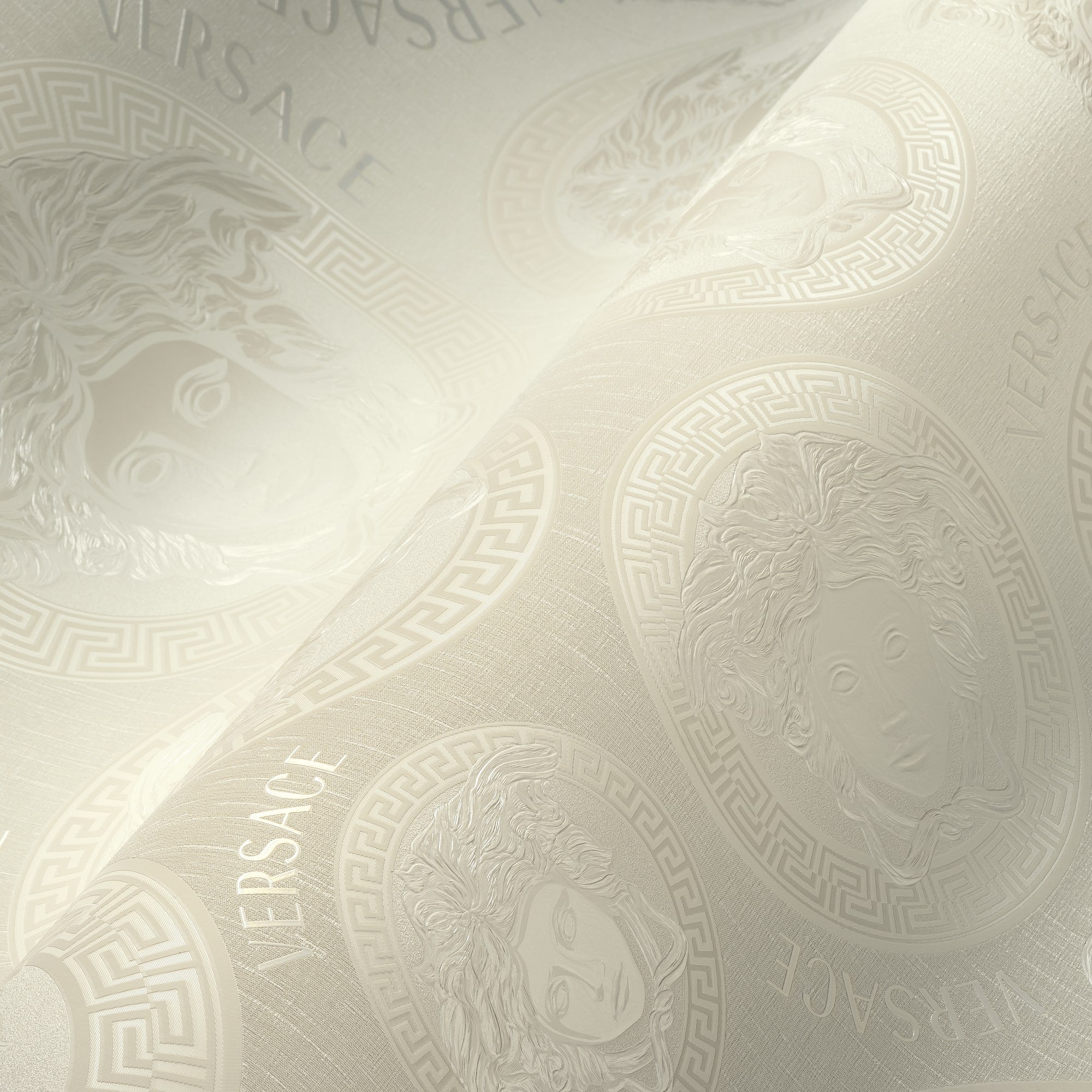 Monarch wallpaper in papyrus color - pattern number 386116X - by Seabrook in the Versace Volume 5 collection