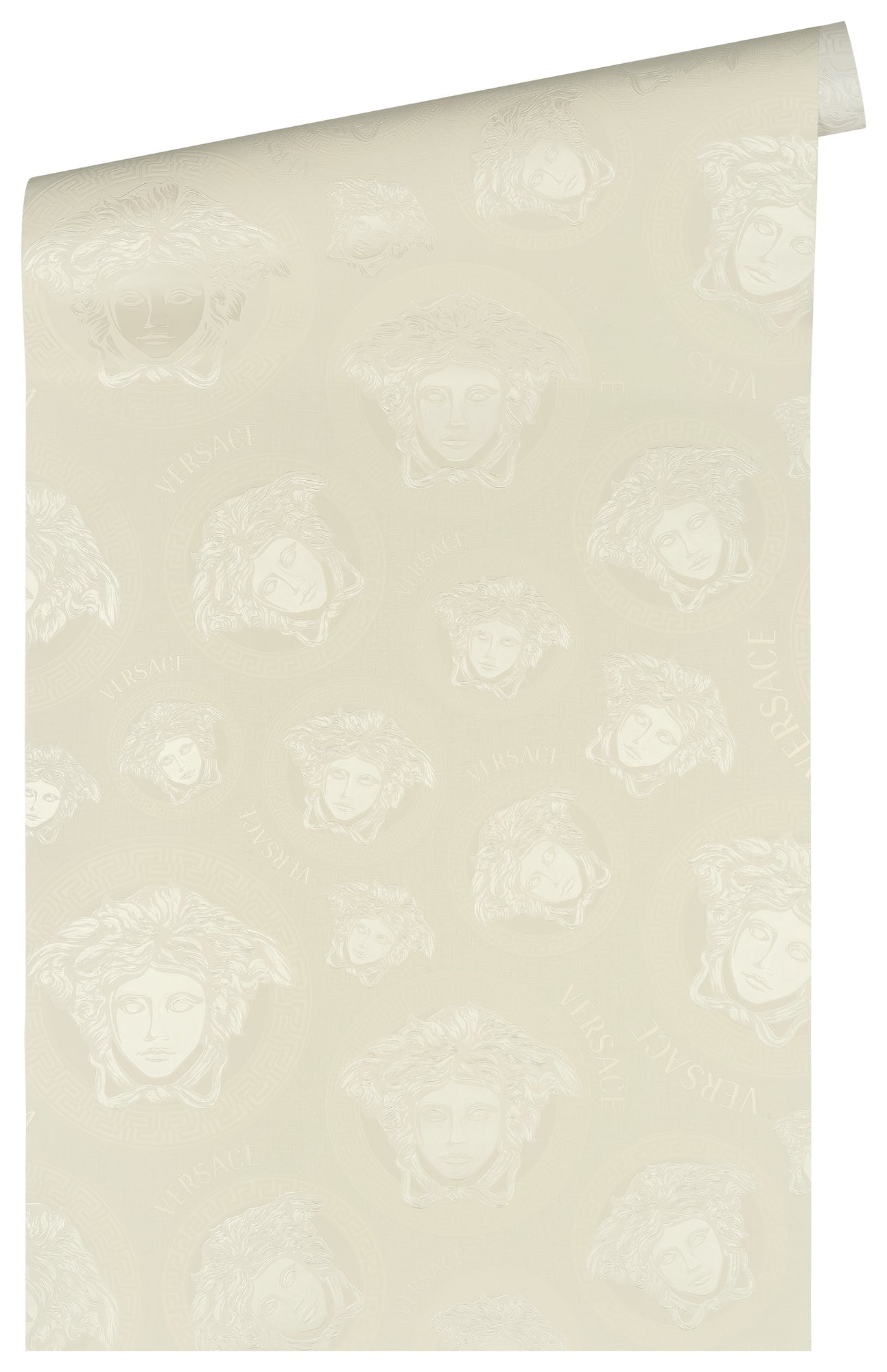 Monarch wallpaper in papyrus color - pattern number 386116X - by Seabrook in the Versace Volume 5 collection