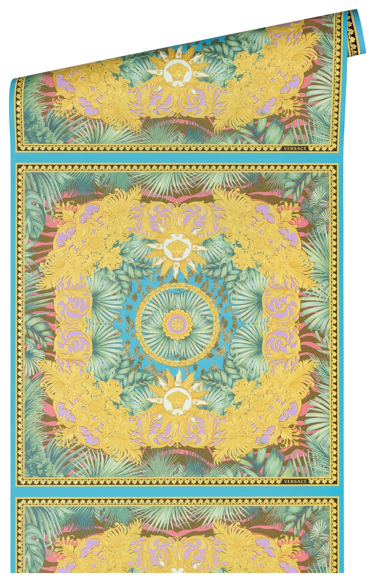 Mirage wallpaper in hearthrob color - pattern number 387031X - by Seabrook in the Versace Volume 5 collection