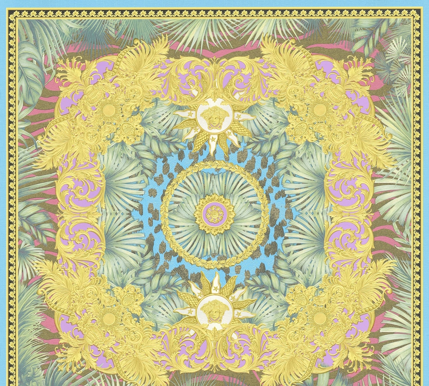 Mirage wallpaper in hearthrob color - pattern number 387031X - by Seabrook in the Versace Volume 5 collection