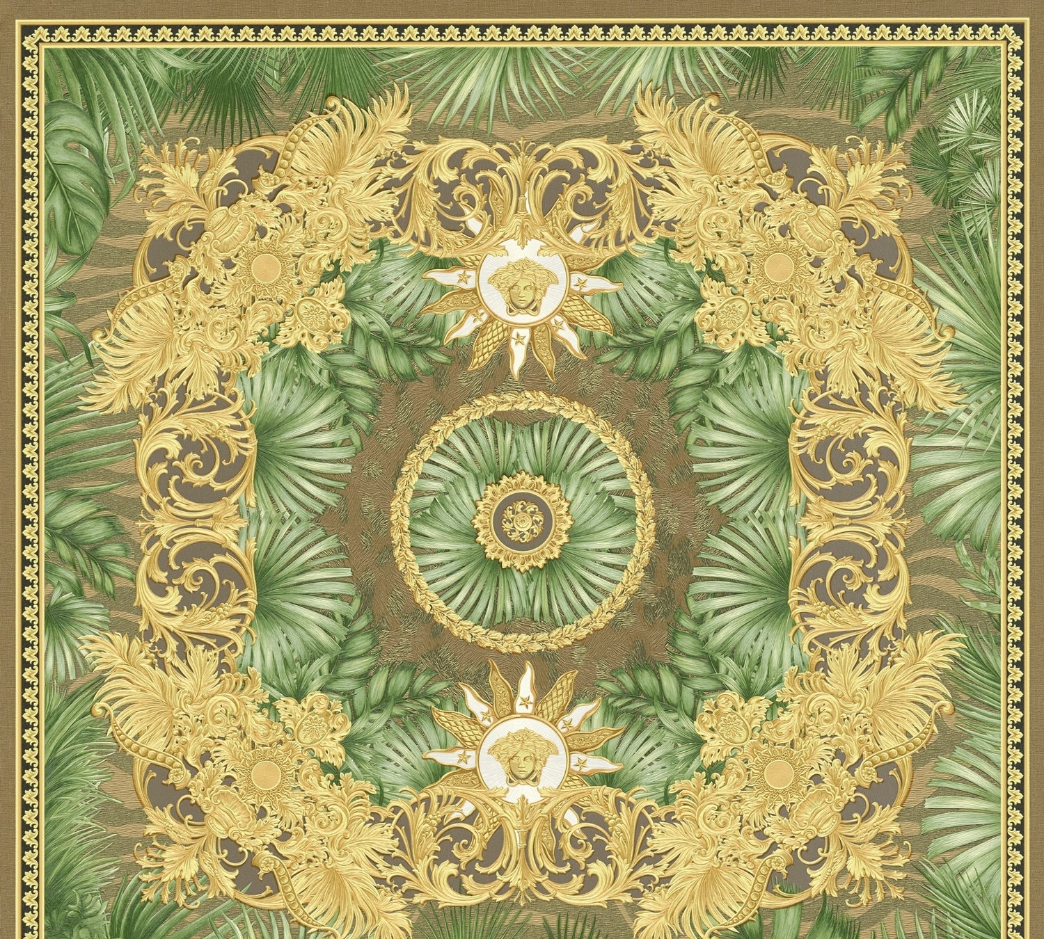 Mirage wallpaper in aurora color - pattern number 387033X - by Seabrook in the Versace Volume 5 collection