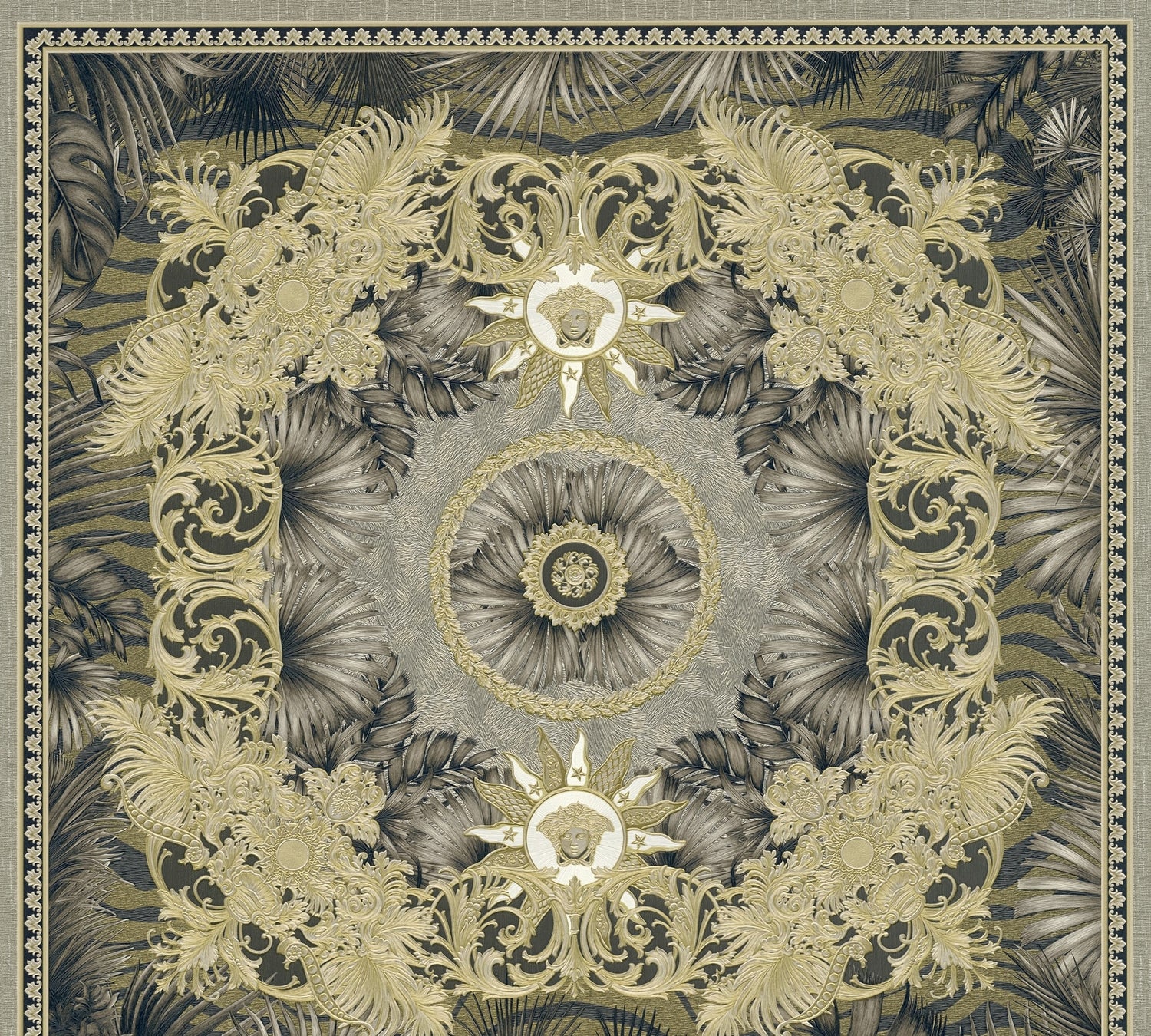 Mirage wallpaper in wools color - pattern number 387035X - by Seabrook in the Versace Volume 5 collection
