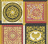 Reverie wallpaper in crimson color - pattern number 387046X - by Seabrook in the Versace Volume 5 collection