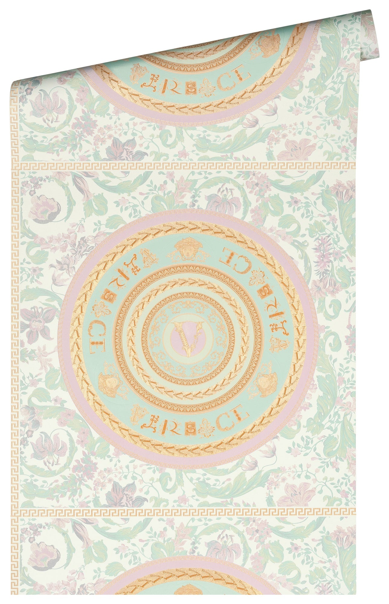 Ember wallpaper in petal color - pattern number 387052X - by Seabrook in the Versace Volume 5 collection