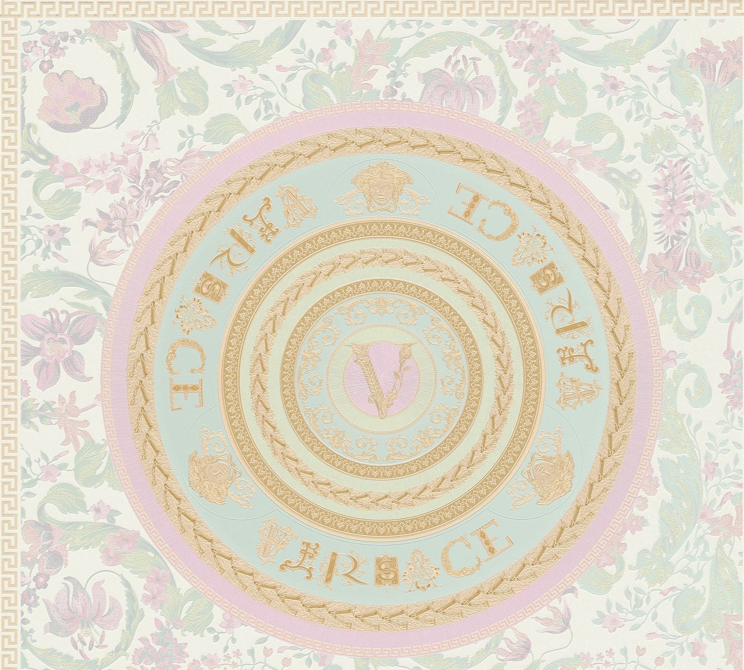 Ember wallpaper in petal color - pattern number 387052X - by Seabrook in the Versace Volume 5 collection