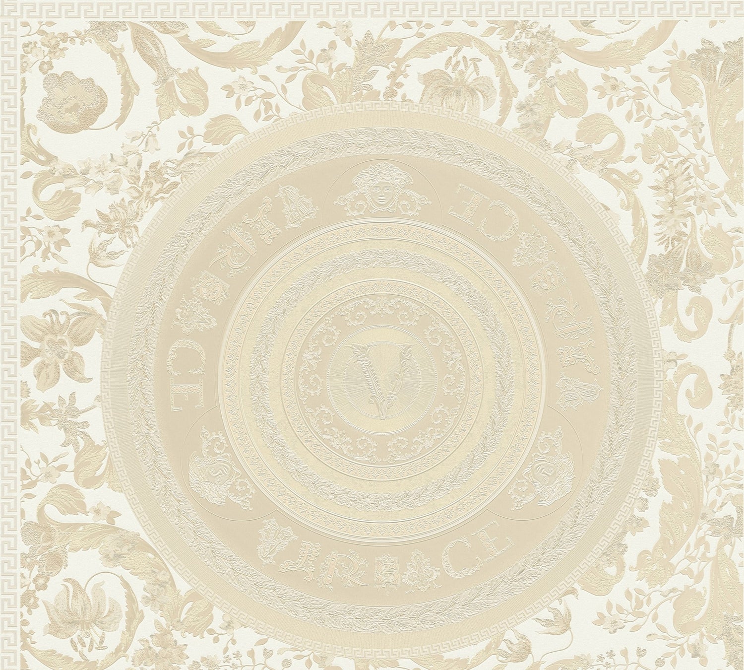 Ember wallpaper in butterscotch color - pattern number 387053X - by Seabrook in the Versace Volume 5 collection