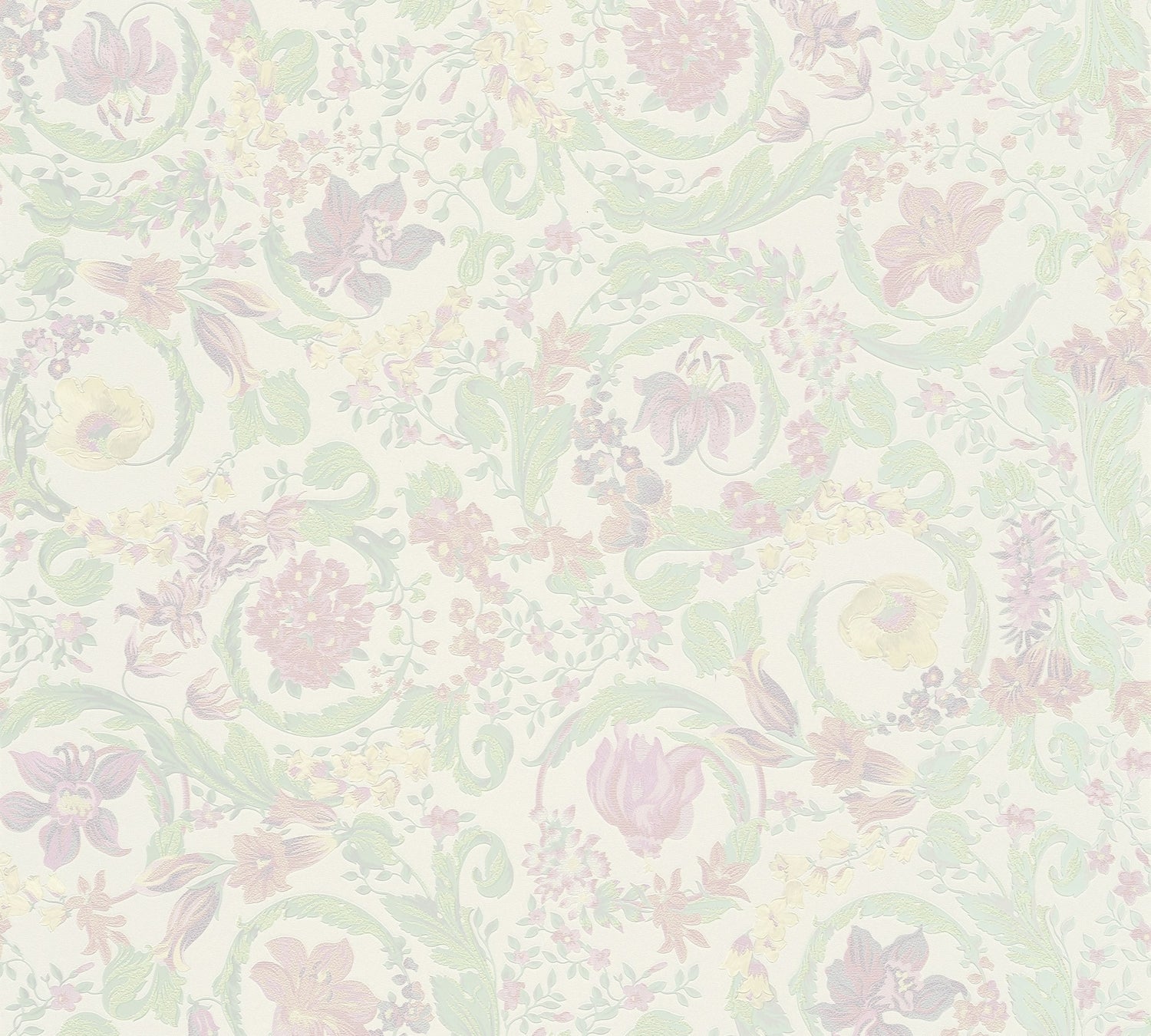 Empress wallpaper in dusty rose color - pattern number 387062X - by Seabrook in the Versace Volume 5 collection