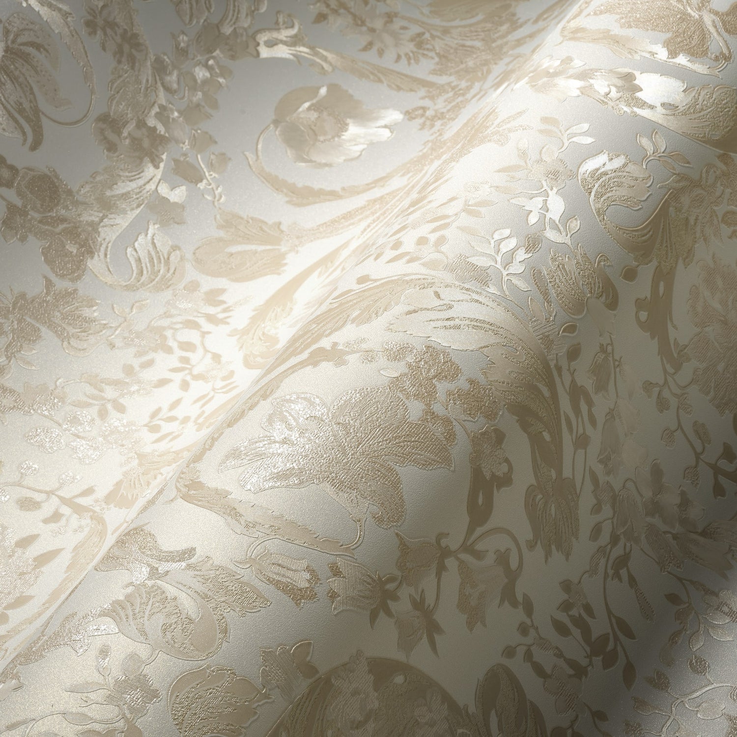 Empress wallpaper in butterscotch color - pattern number 387063X - by Seabrook in the Versace Volume 5 collection