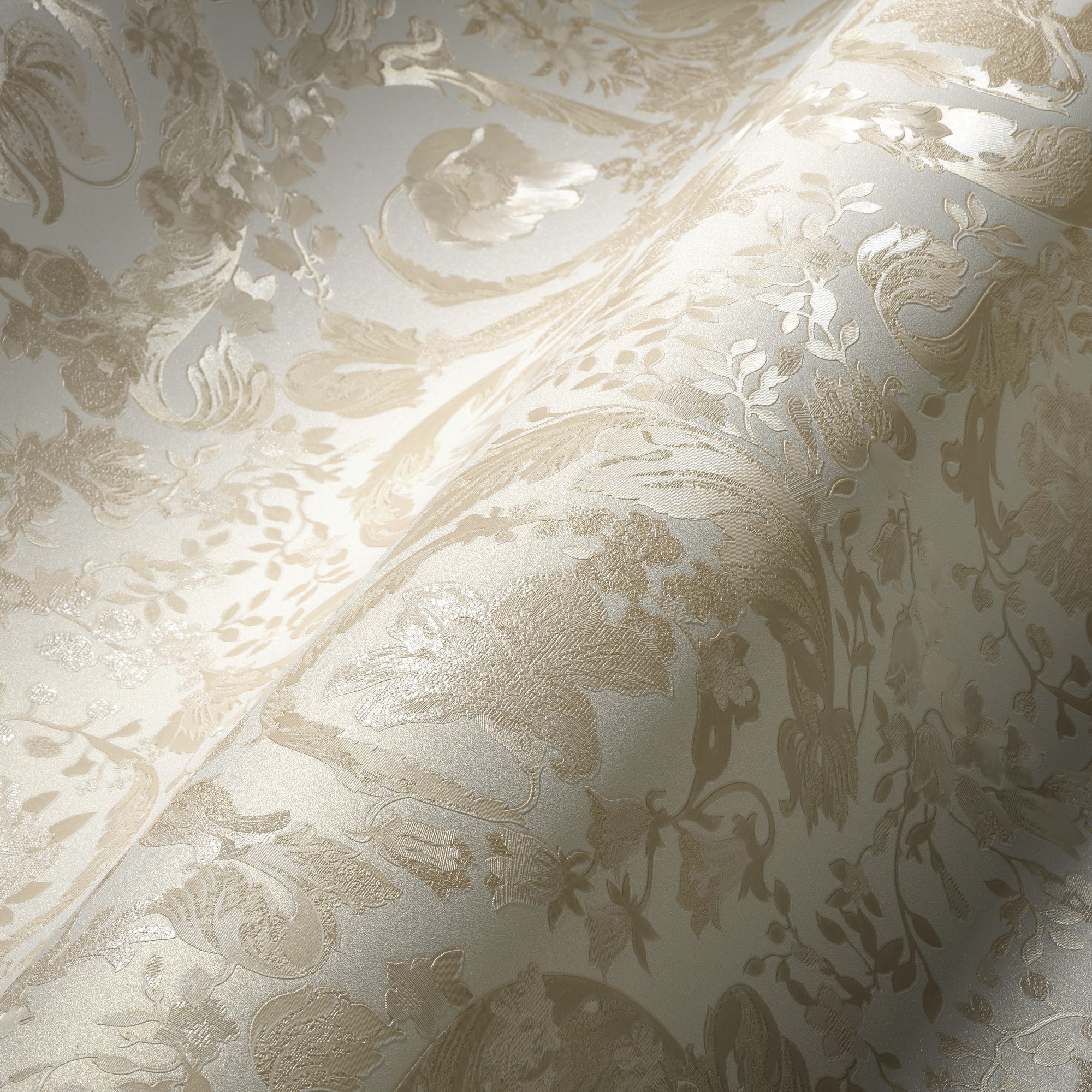 Empress wallpaper in butterscotch color - pattern number 387063X - by Seabrook in the Versace Volume 5 collection
