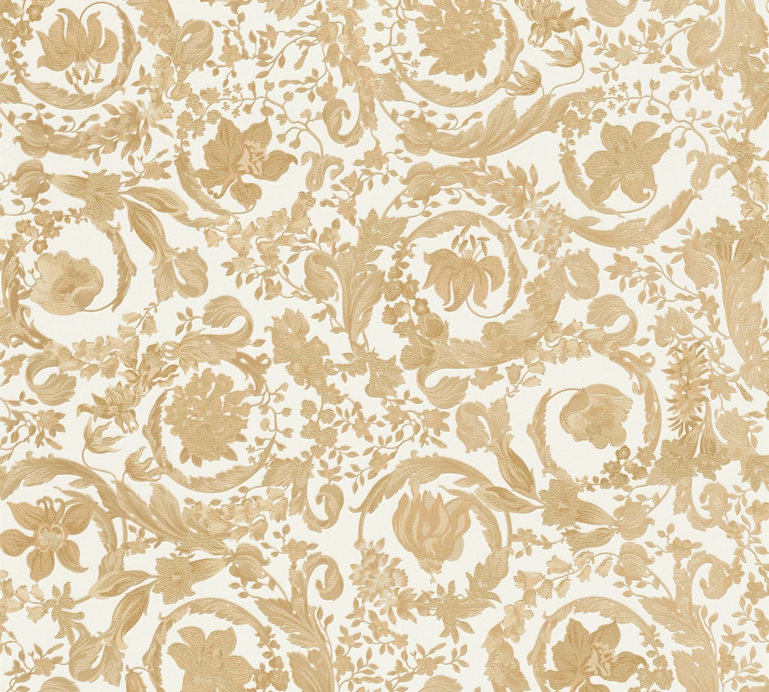 Empress wallpaper in dandelion color - pattern number 387064X - by Seabrook in the Versace Volume 5 collection