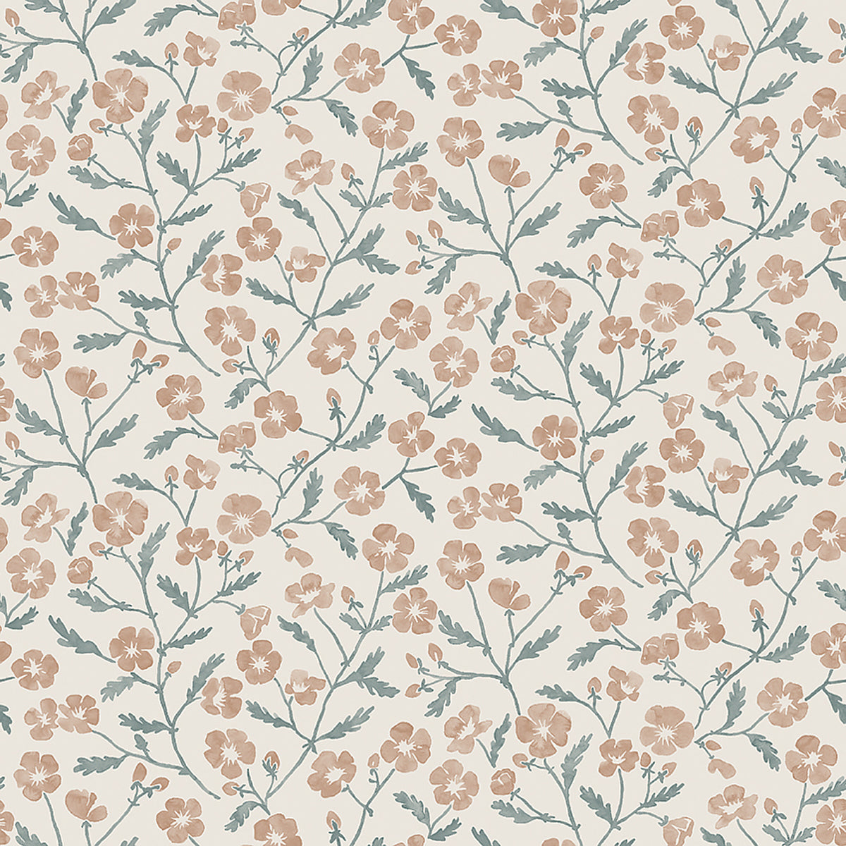 Mira wallpaper in blush color - pattern number 3968 - by Schumacher in the Borastapeter collection