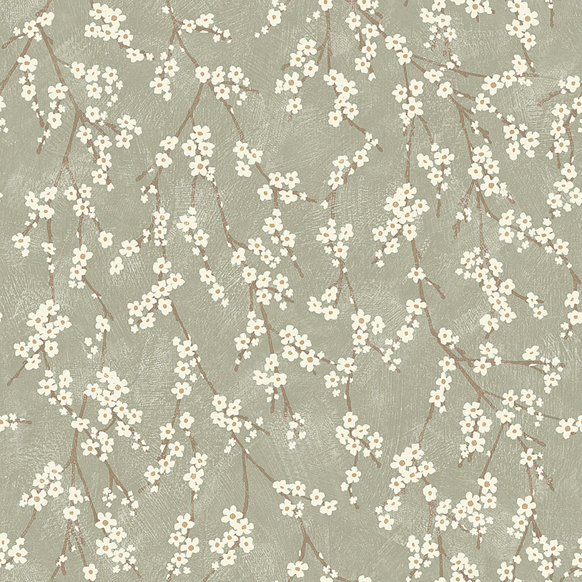 Alice wallpaper in sage color - pattern number 3978 - by Schumacher in the Borastapeter collection