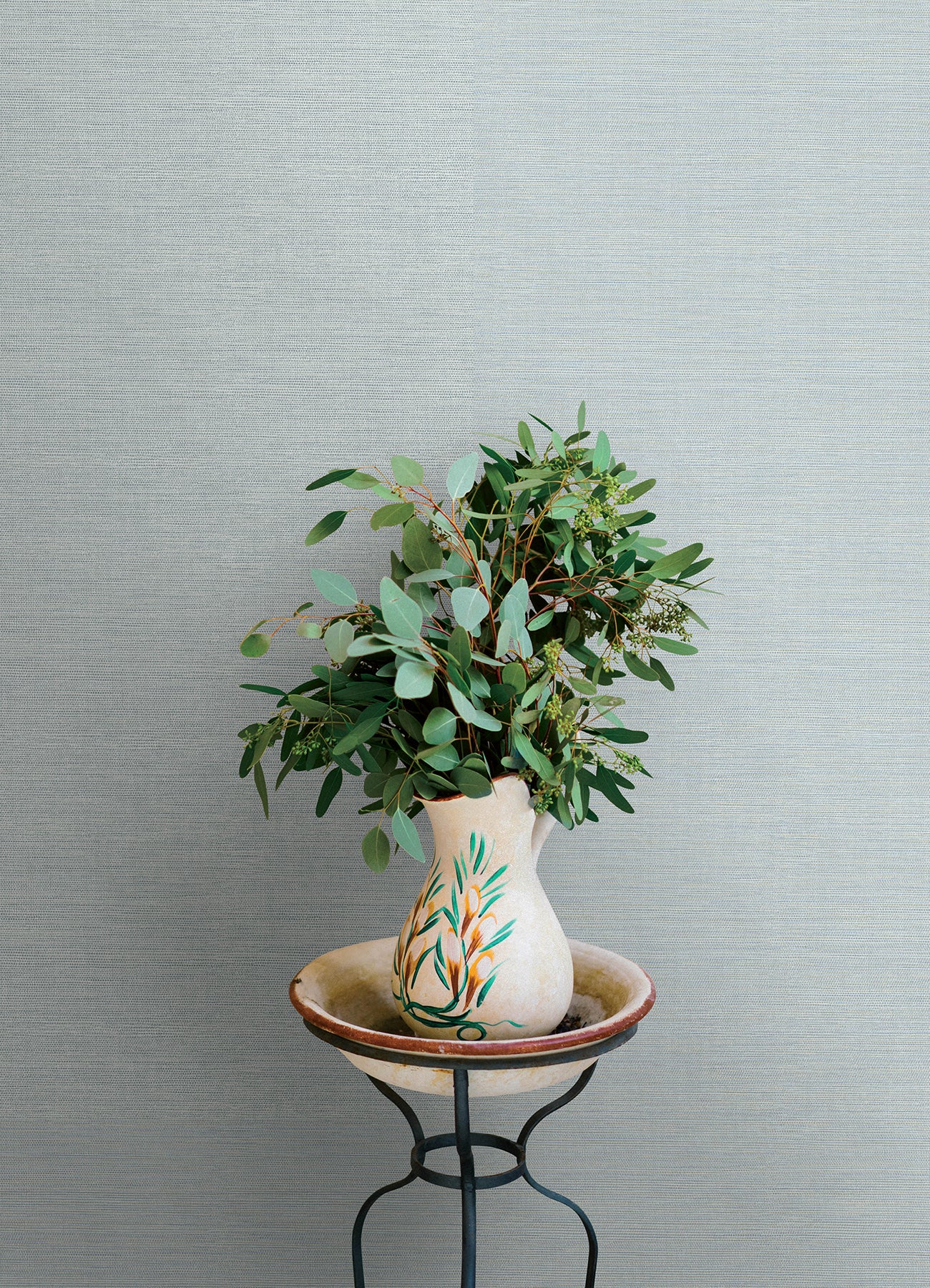 Agave wallpaper in light blue color - pattern number 4169-24278 - by Chesapeake in the Oak and Moss collection