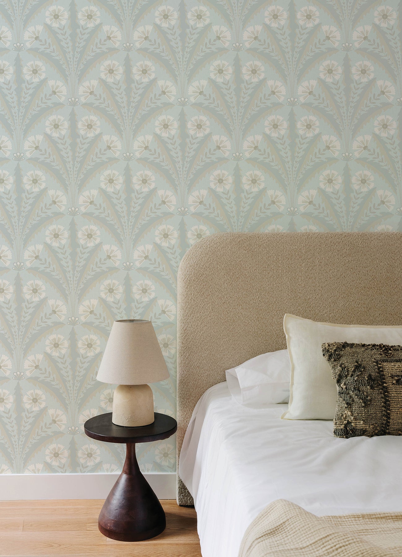 Tap Root wallpaper in light blue color - pattern number 4169-27602 - by Chesapeake in the Oak and Moss collection
