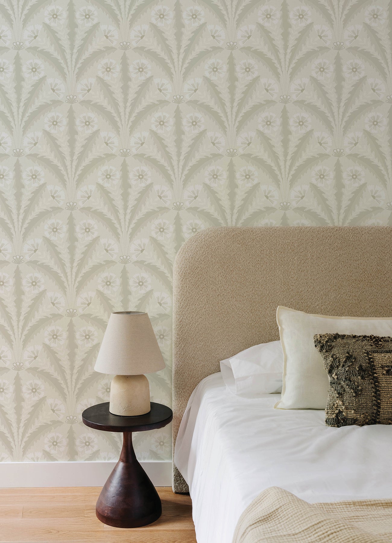 Tap Root wallpaper in beige color - pattern number 4169-27603 - by Chesapeake in the Oak and Moss collection