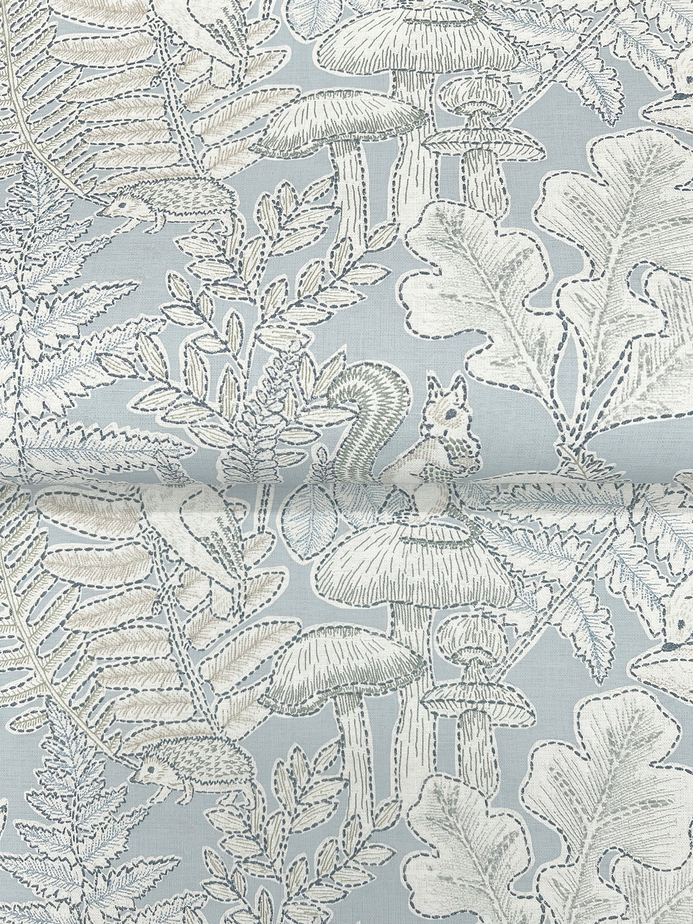 Holt wallpaper in light blue color - pattern number 4169-83102 - by Chesapeake in the Oak and Moss collection