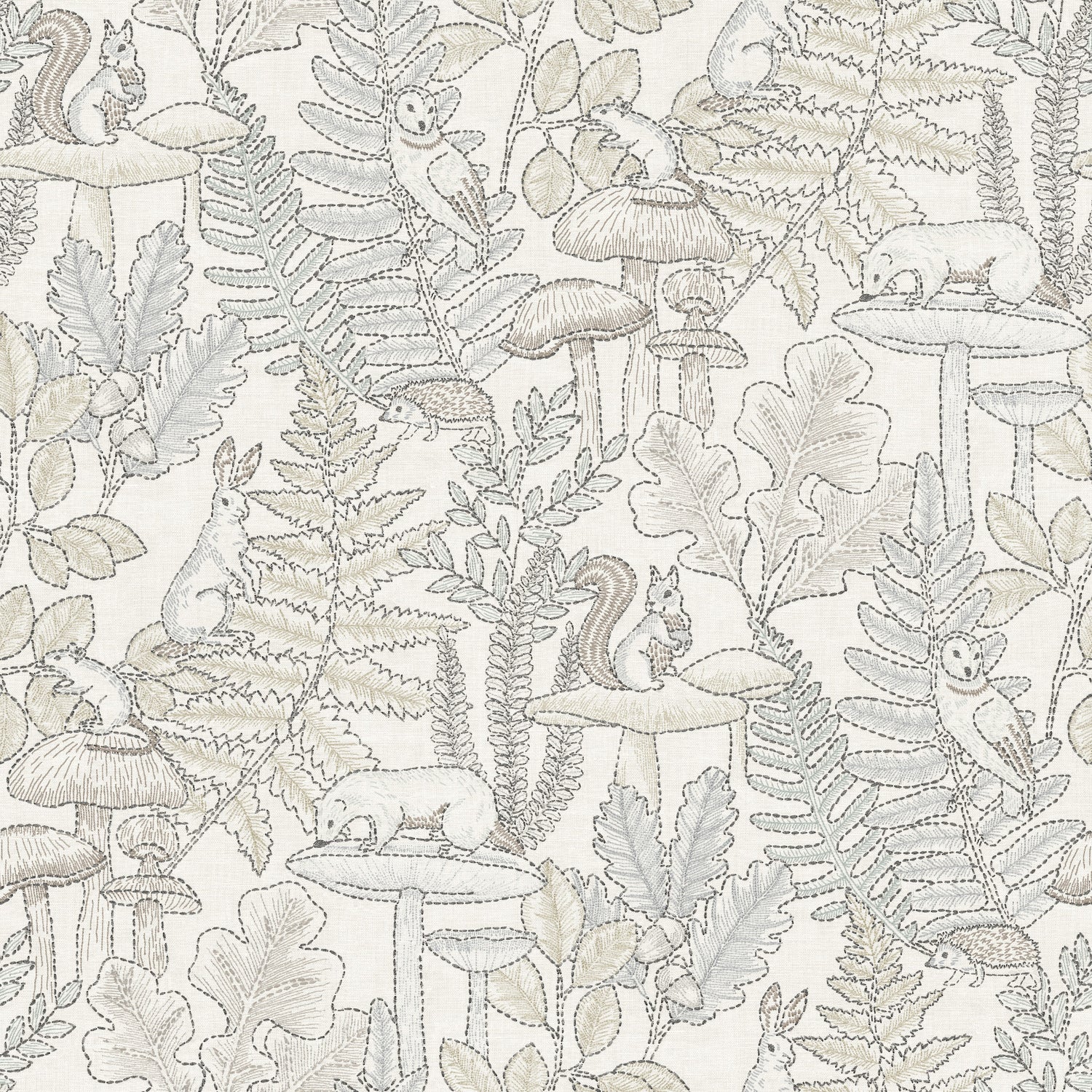 Holt wallpaper in neutral color - pattern number 4169-83103 - by Chesapeake in the Oak and Moss collection