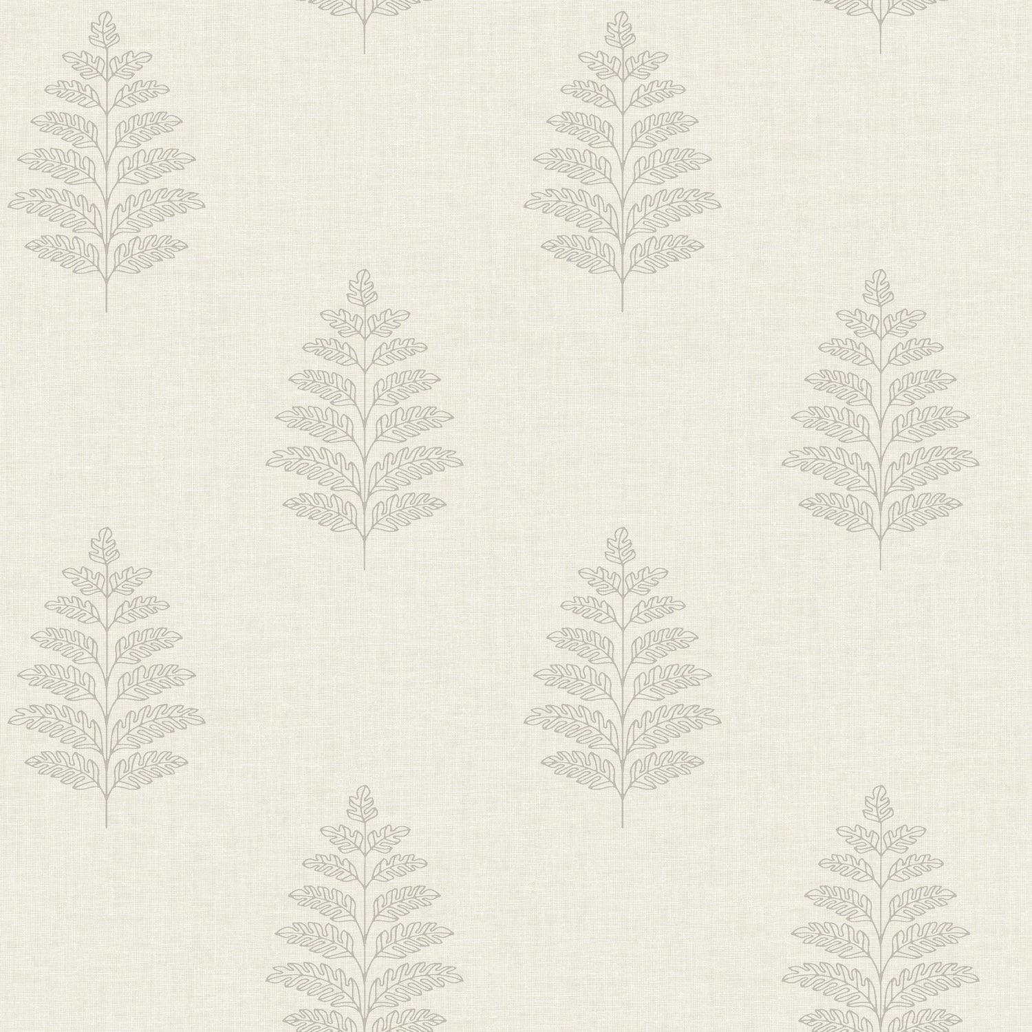 Frond wallpaper in cream color - pattern number 4169-83125 - by Chesapeake in the Oak and Moss collection