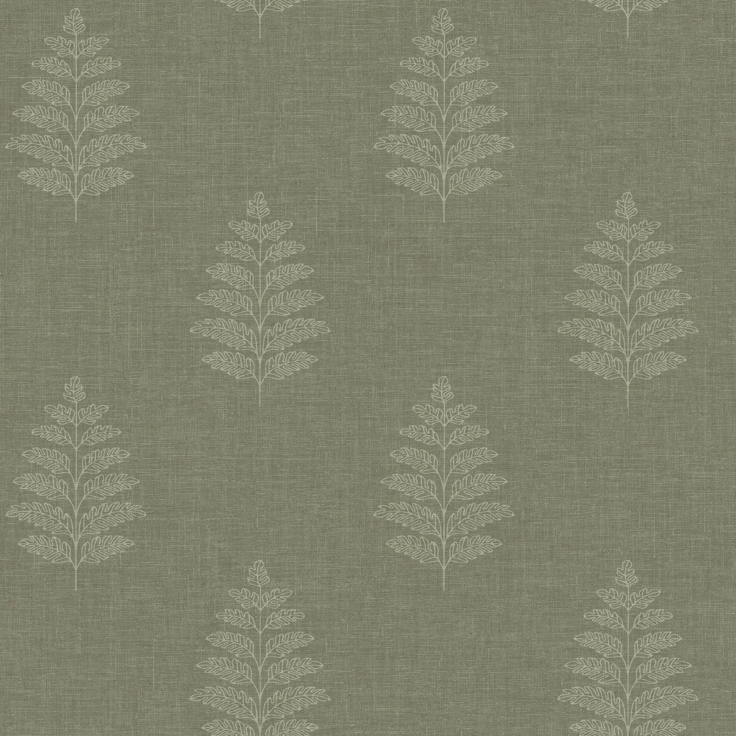 Frond wallpaper in dark green color - pattern number 4169-83126 - by Chesapeake in the Oak and Moss collection