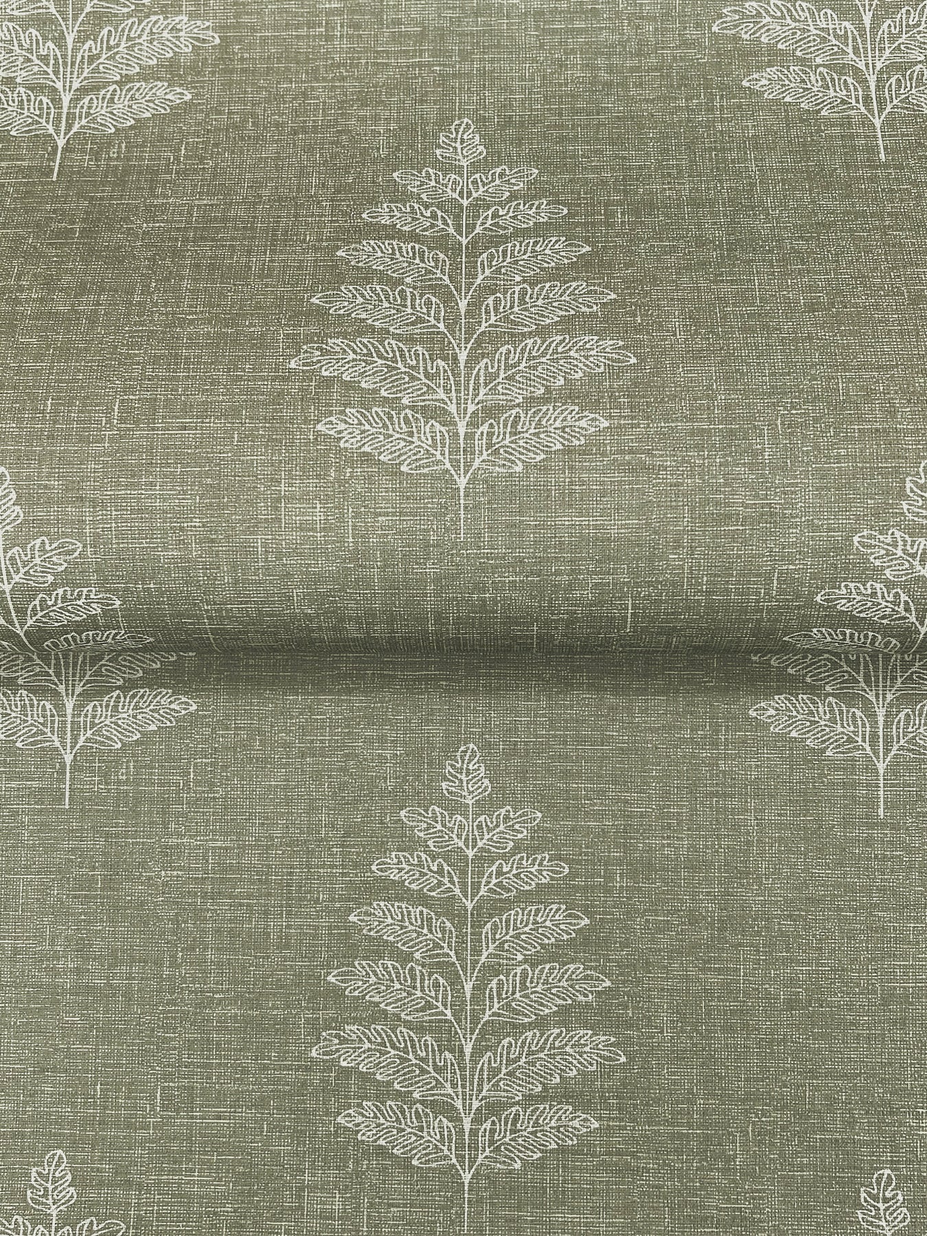 Frond wallpaper in dark green color - pattern number 4169-83126 - by Chesapeake in the Oak and Moss collection