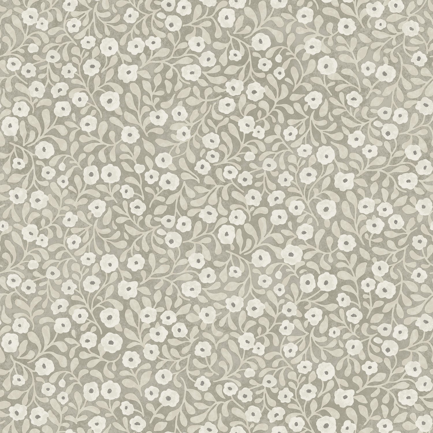 Poppy Trail wallpaper in grey color - pattern number 4169-83131 - by Chesapeake in the Oak and Moss collection