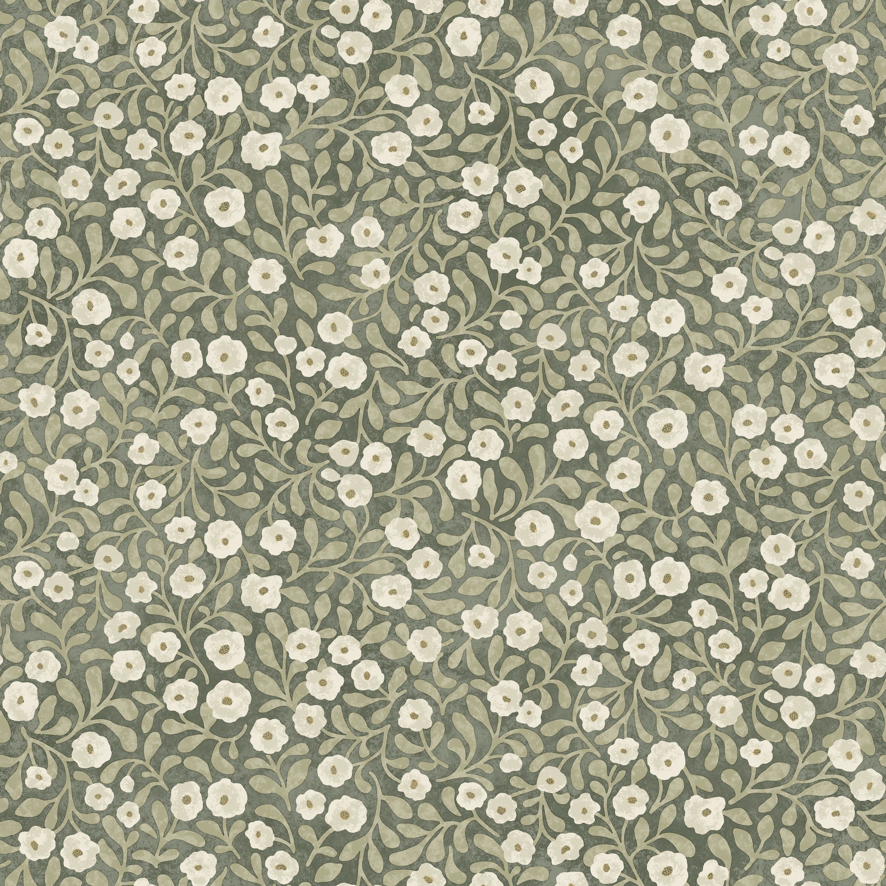 Poppy Trail wallpaper in green color - pattern number 4169-83132 - by Chesapeake in the Oak and Moss collection