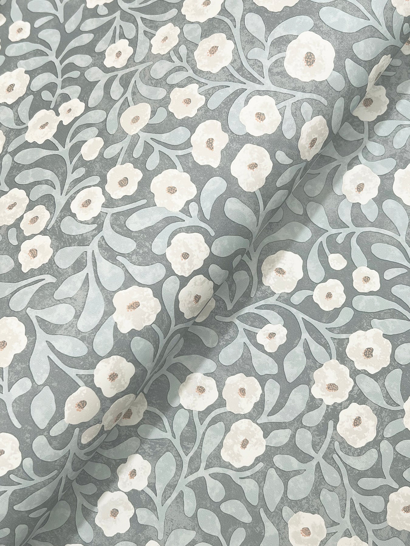Poppy Trail wallpaper in light blue color - pattern number 4169-83134 - by Chesapeake in the Oak and Moss collection