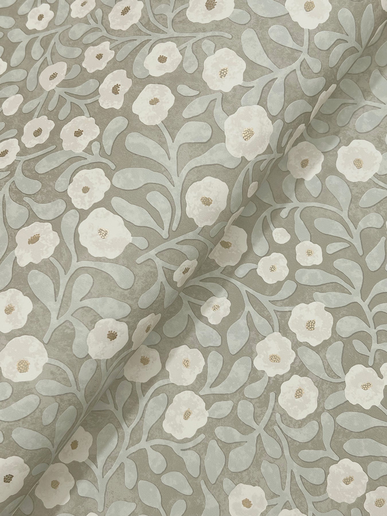 Poppy Trail wallpaper in aqua color - pattern number 4169-83136 - by Chesapeake in the Oak and Moss collection