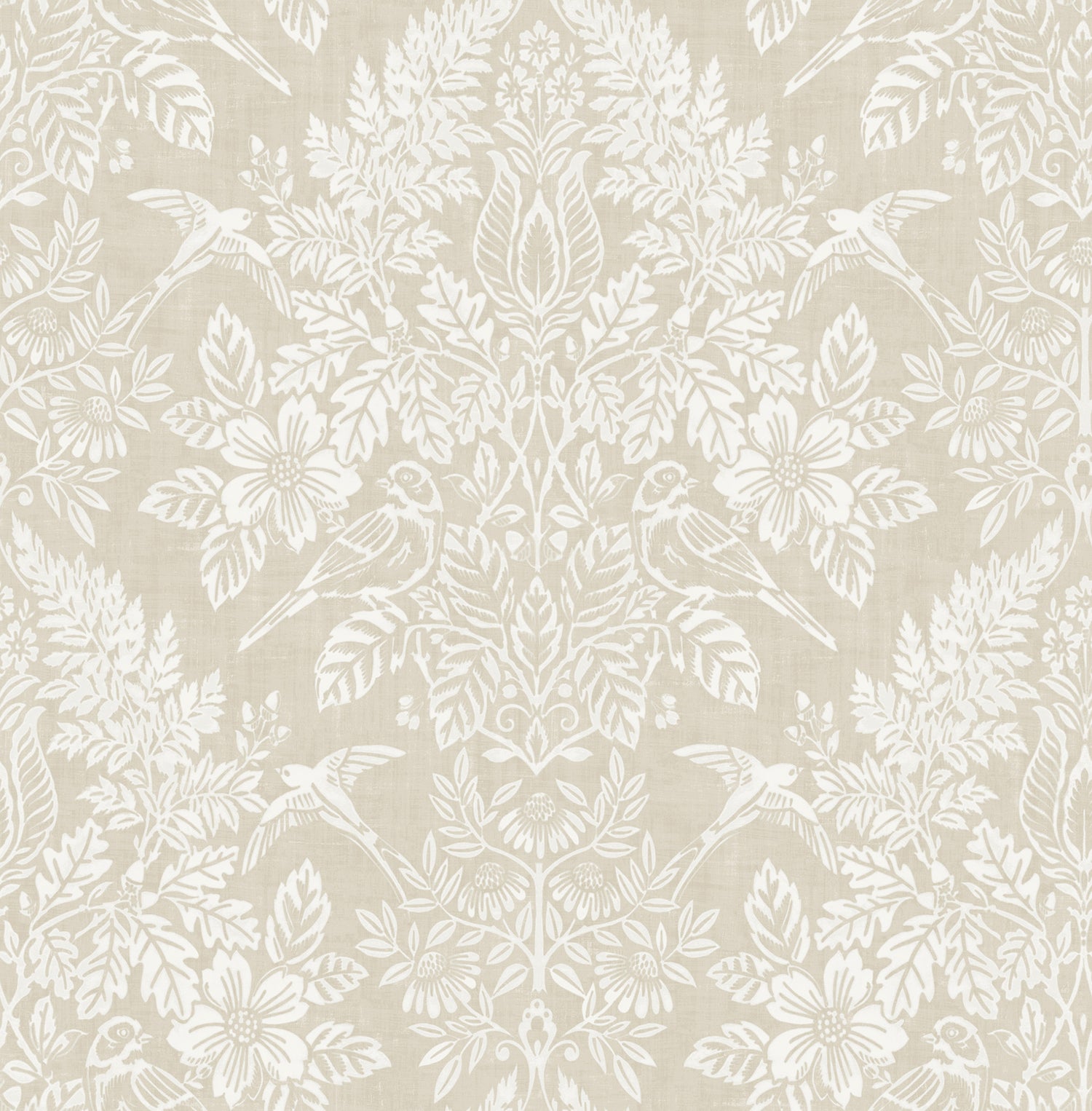 Finch wallpaper in neutral color - pattern number 4173-27621 - by A Street Prints in the Chris Loves Julia collection