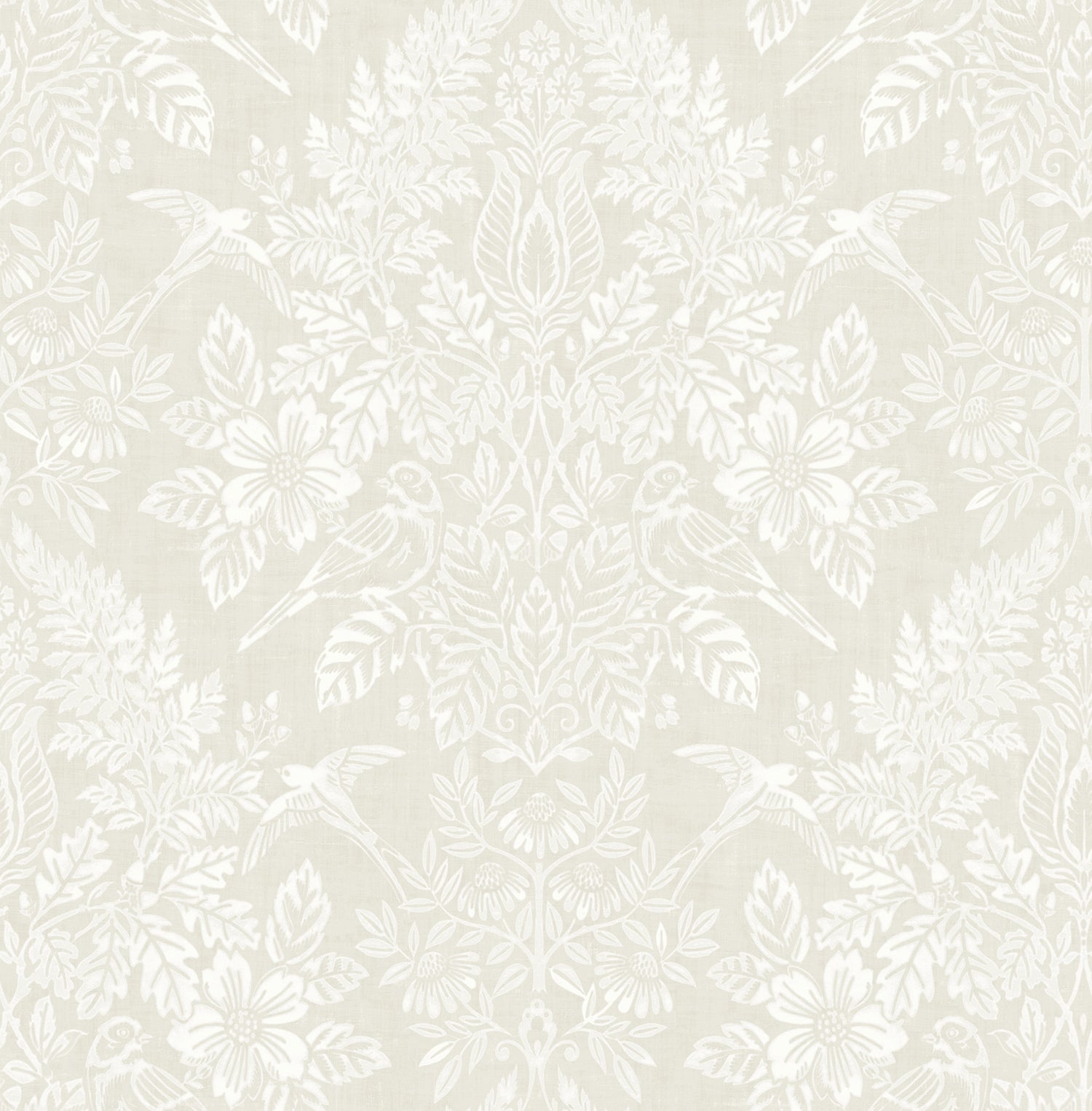 Finch wallpaper in ivory color - pattern number 4173-27624 - by A Street Prints in the Chris Loves Julia collection