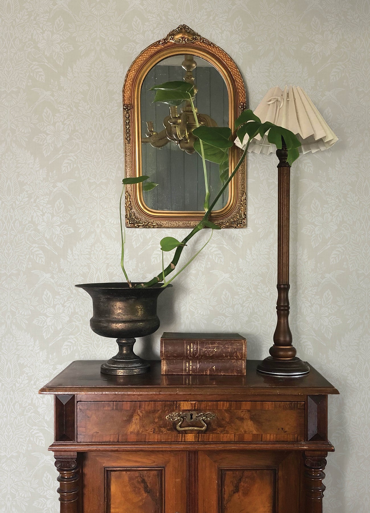 Finch wallpaper in ivory color - pattern number 4173-27624 - by A Street Prints in the Chris Loves Julia collection