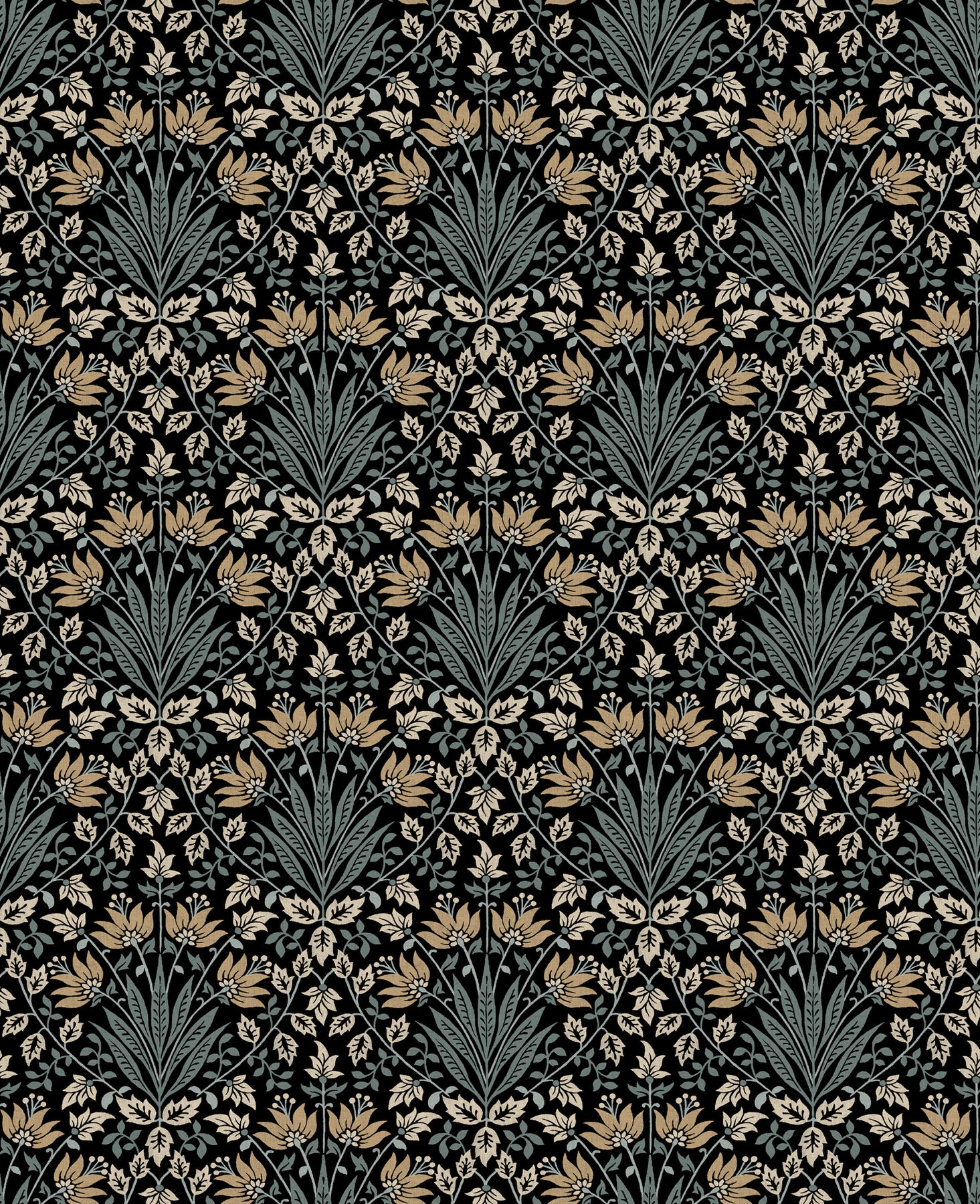 Woodbury wallpaper in black color - pattern number 4173-27630 - by A Street Prints in the Chris Loves Julia collection