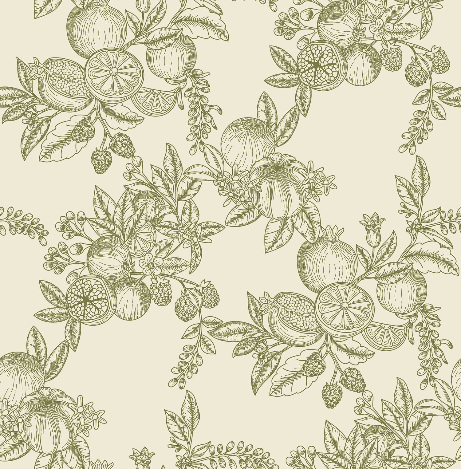 Gerty wallpaper in green color - pattern number 4173-27636 - by A Street Prints in the Chris Loves Julia collection
