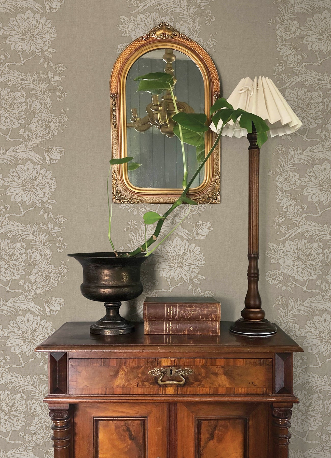 Gisela wallpaper in neutral color - pattern number 4173-27640 - by A Street Prints in the Chris Loves Julia collection