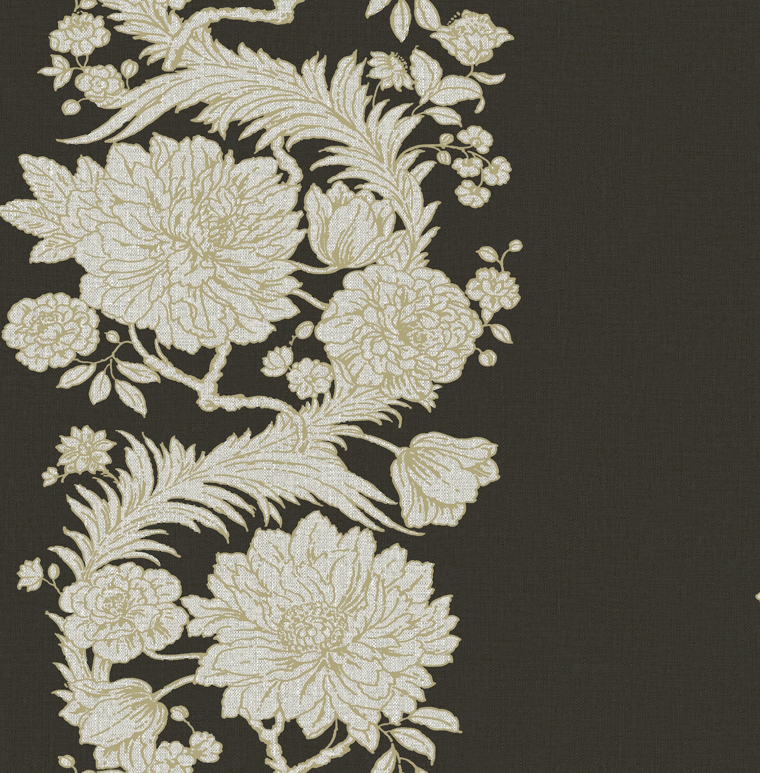 Gisela wallpaper in black color - pattern number 4173-27641 - by A Street Prints in the Chris Loves Julia collection