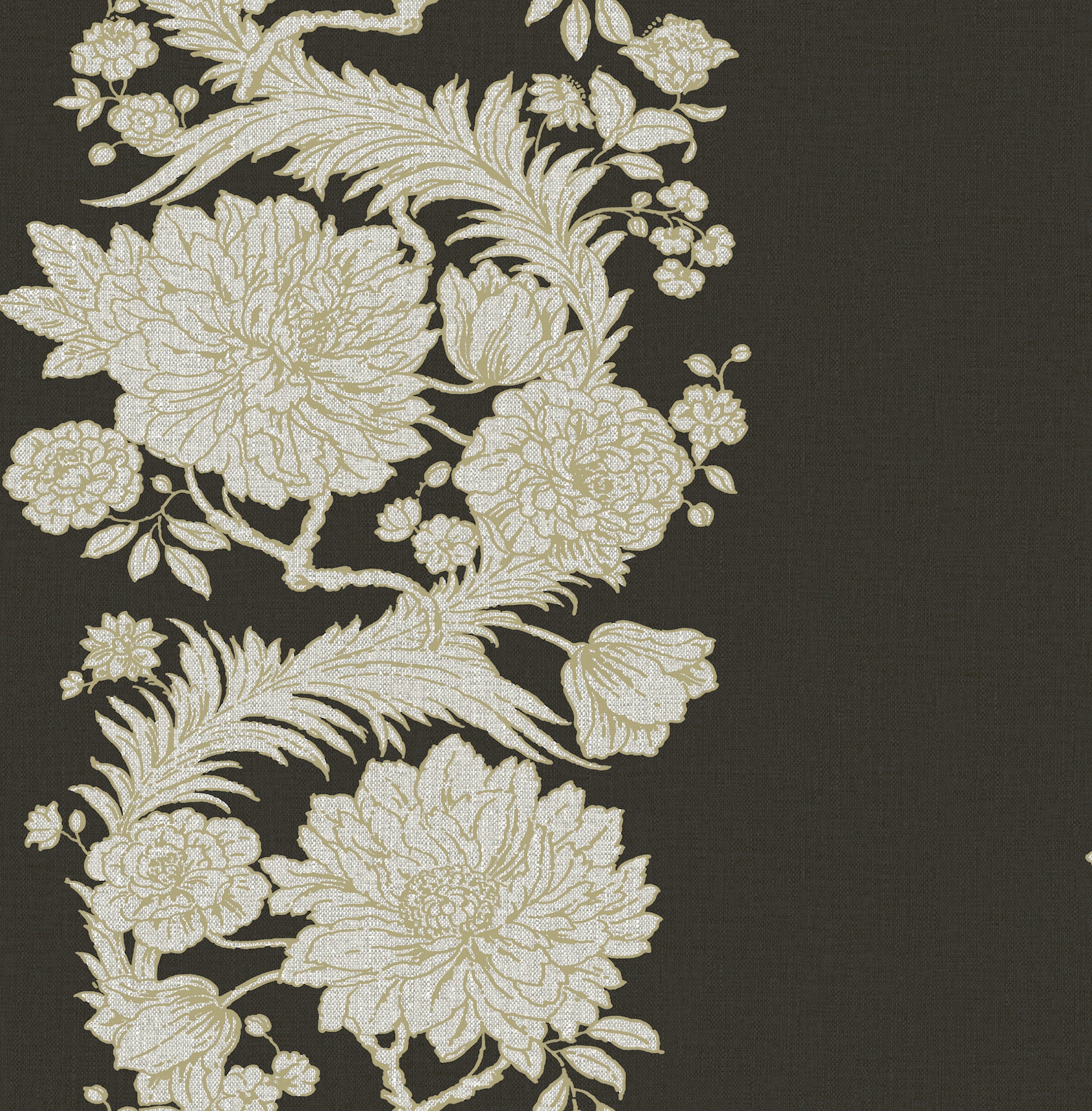 Gisela wallpaper in black color - pattern number 4173-27641 - by A Street Prints in the Chris Loves Julia collection