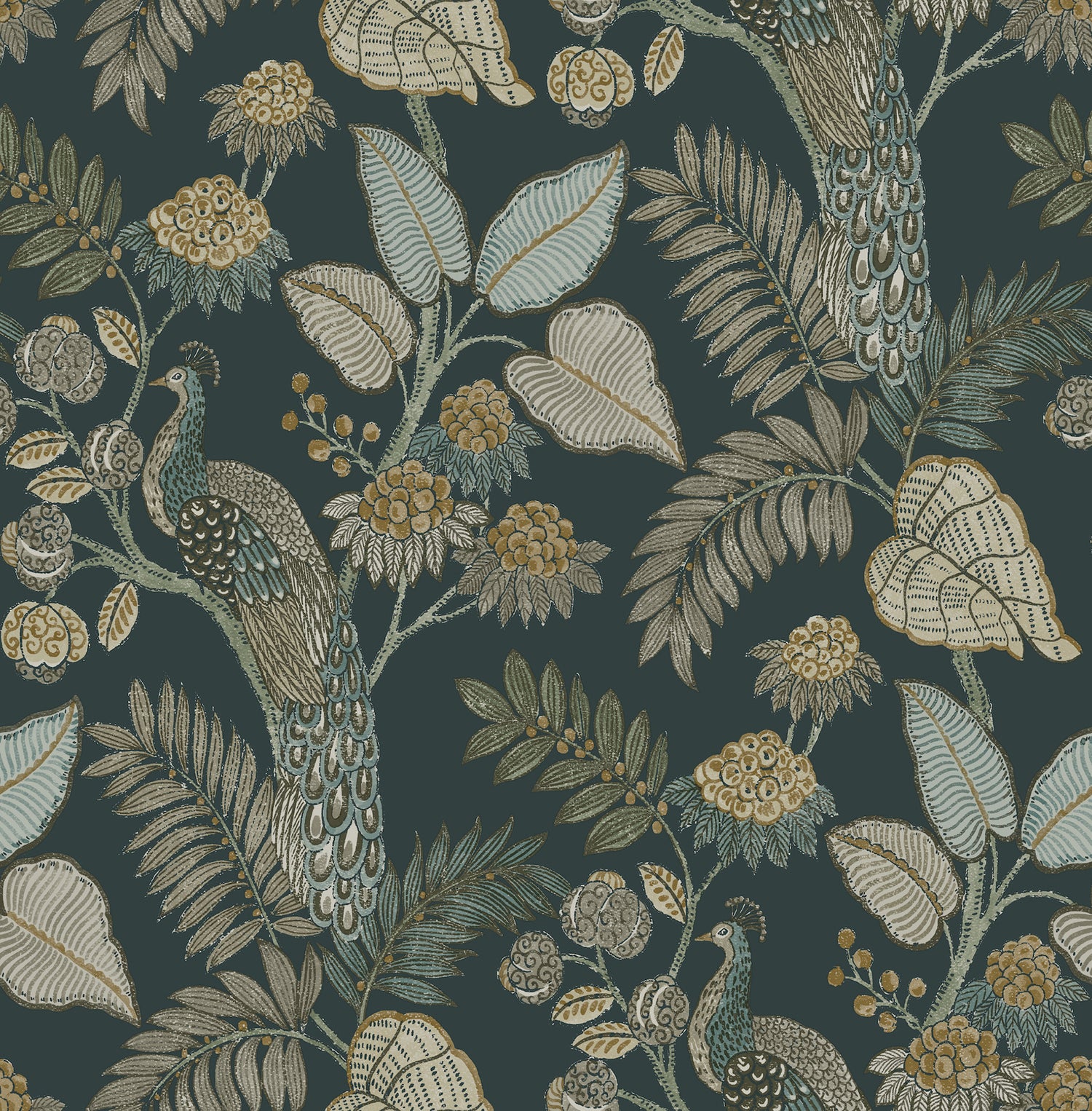 Geneva wallpaper in sea green color - pattern number 4173-27645 - by A Street Prints in the Chris Loves Julia collection