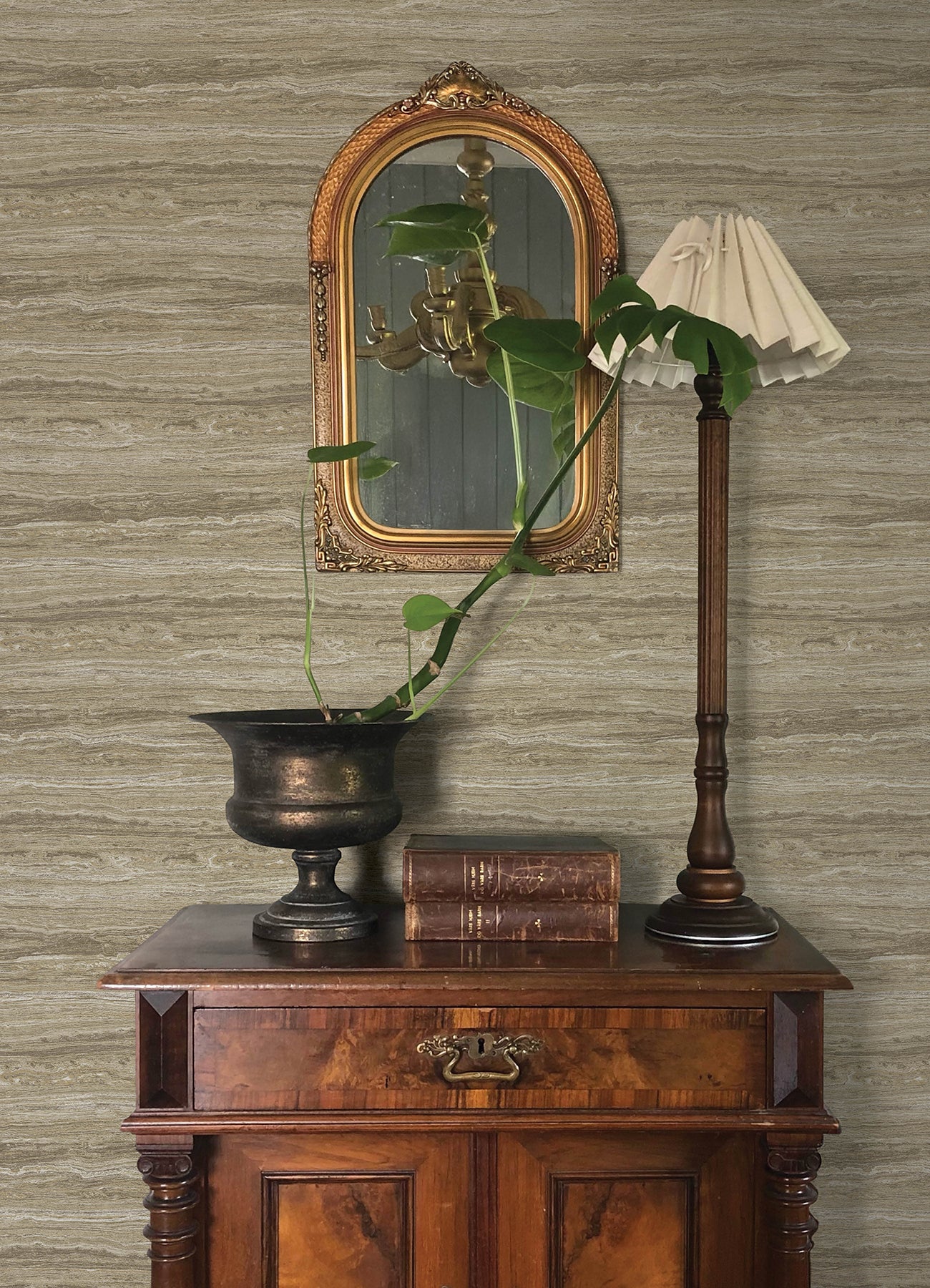 Lyman wallpaper in neutral color - pattern number 4173-27665 - by A Street Prints in the Chris Loves Julia collection